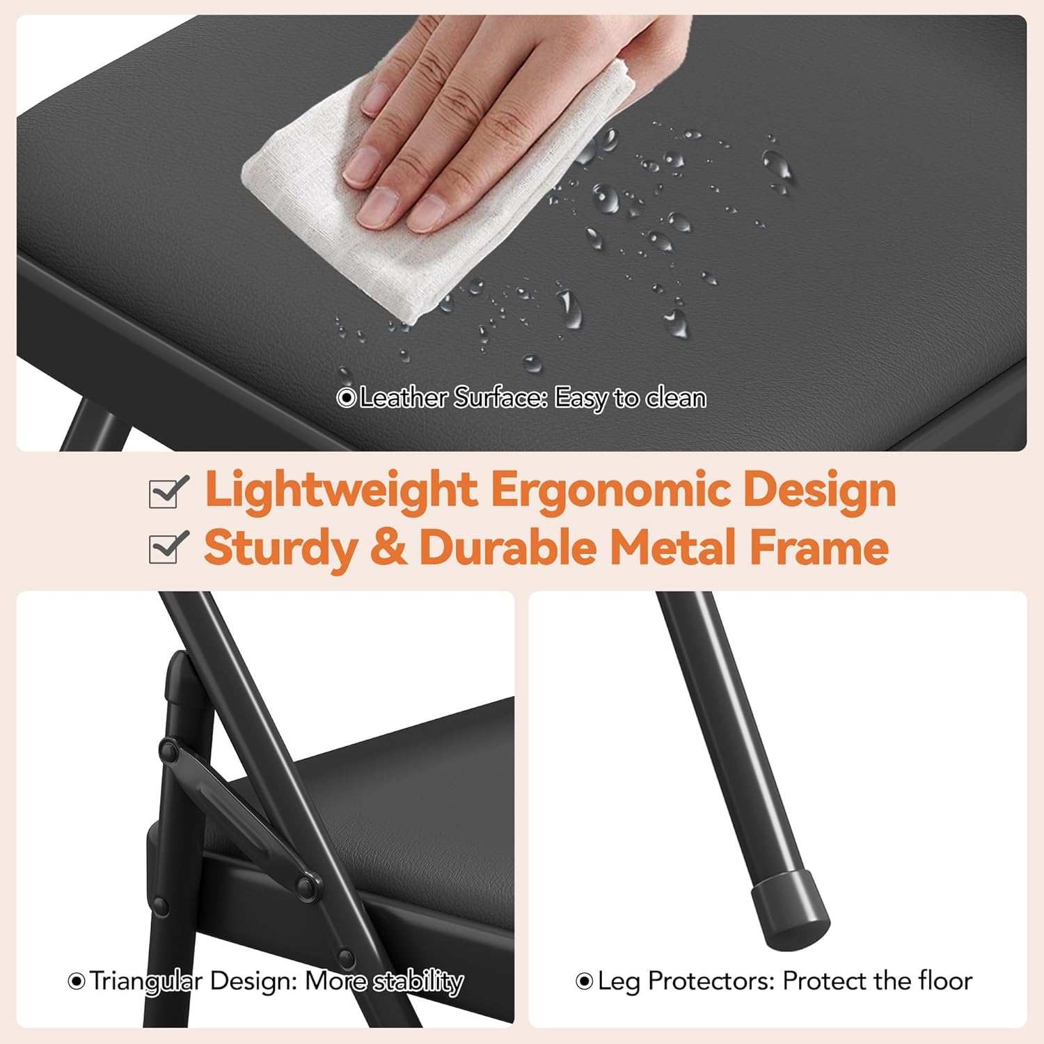 Qeetex DHZ-PHO-15DI709Y Folding-Chairs - View #6