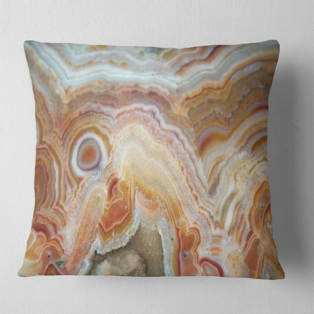 Designart CU14373-18-18 18-in x 18-in Brown Indoor Decorative Pillow
