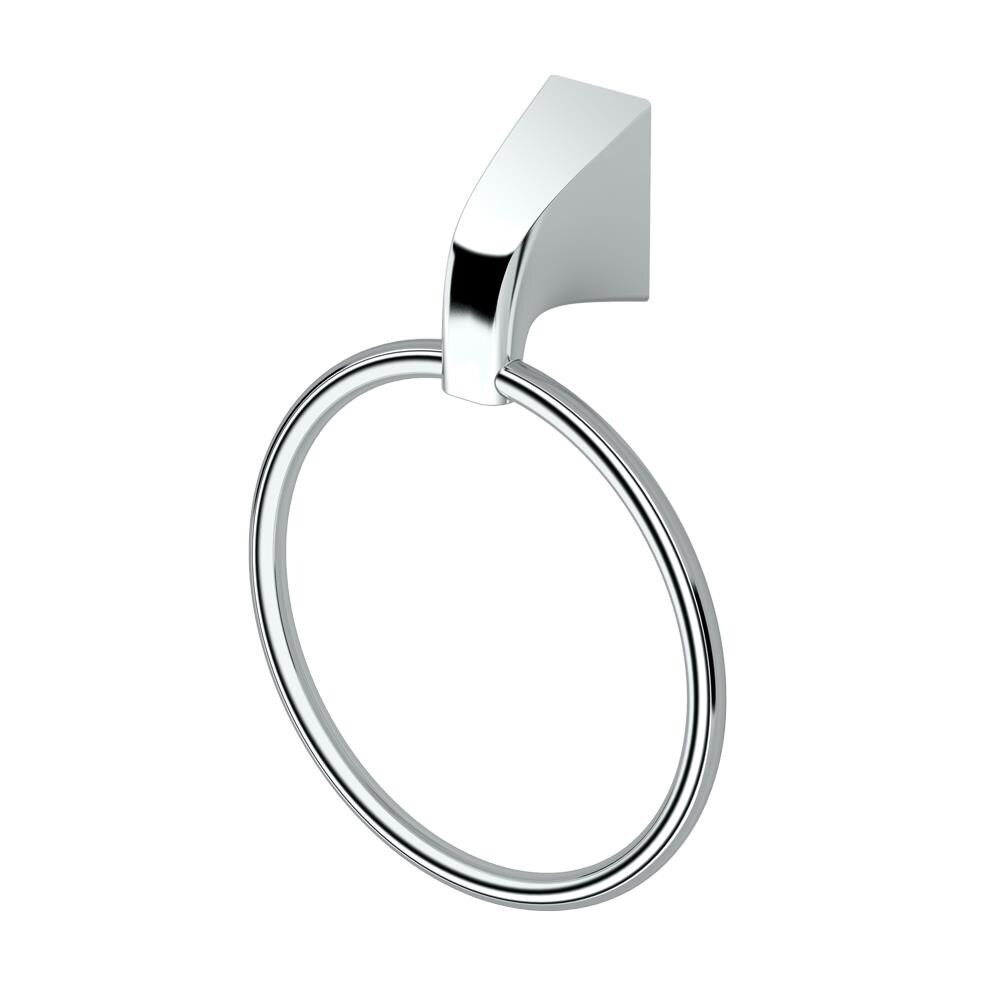 Gatco Quantra Chrome Wall Mount Single Towel Ring At Lowes.com