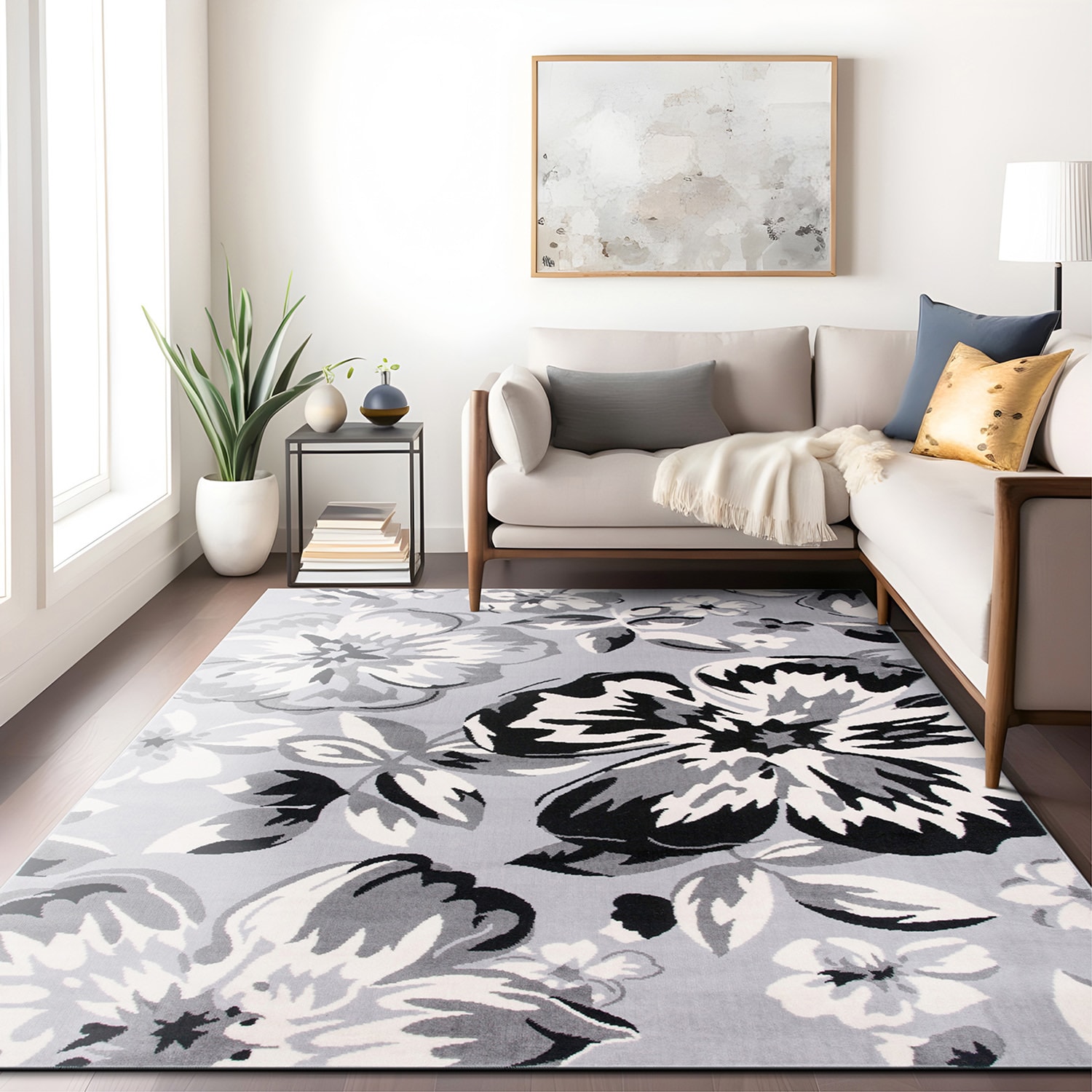 World Rug Gallery 9098 GRAY 5X7 rugs - View #6