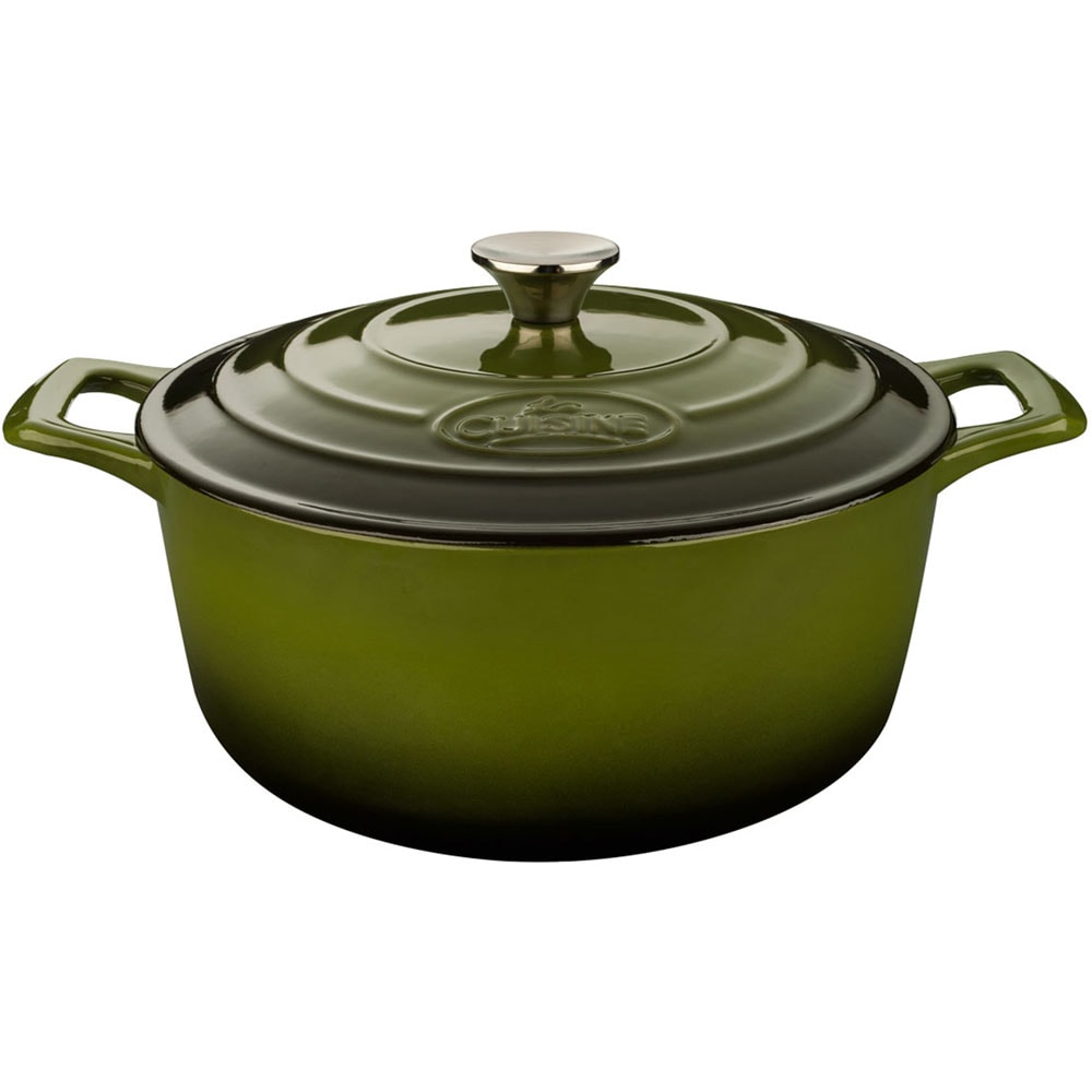 La Cuisine 3.7-Quart Cast Iron Dutch Oven with Lid at Lowes.com