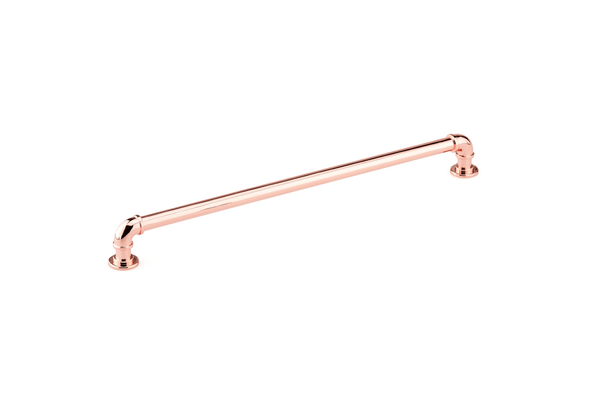 Richelieu BP2209320191 Steampunk 12-5/8-in , 320mm Center to Center Polished Copper Cylindrical Handle