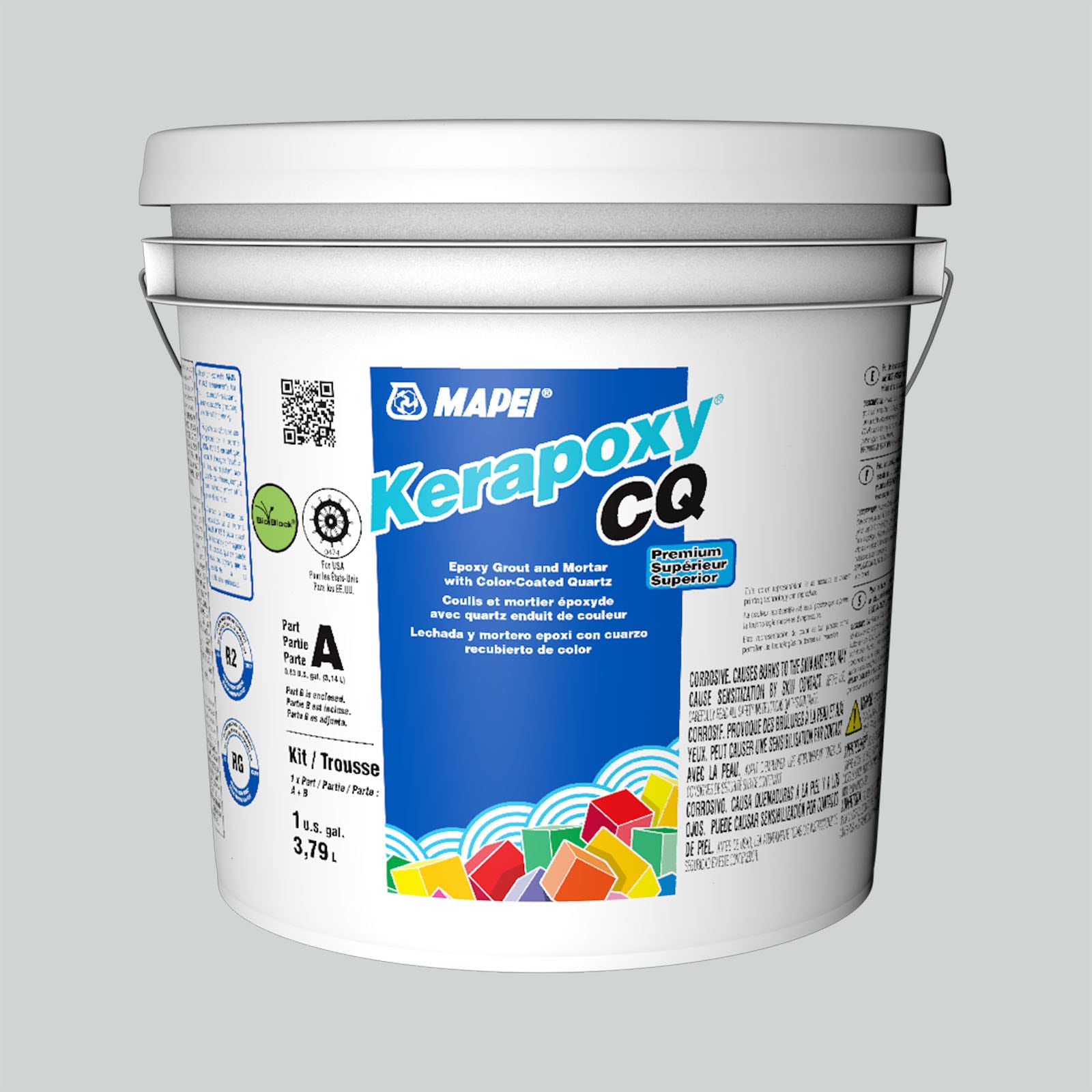 MAPEI 5UB522904 Kerapoxy CQ Sea Salt #5229 Epoxy Grout (1-Gallon)