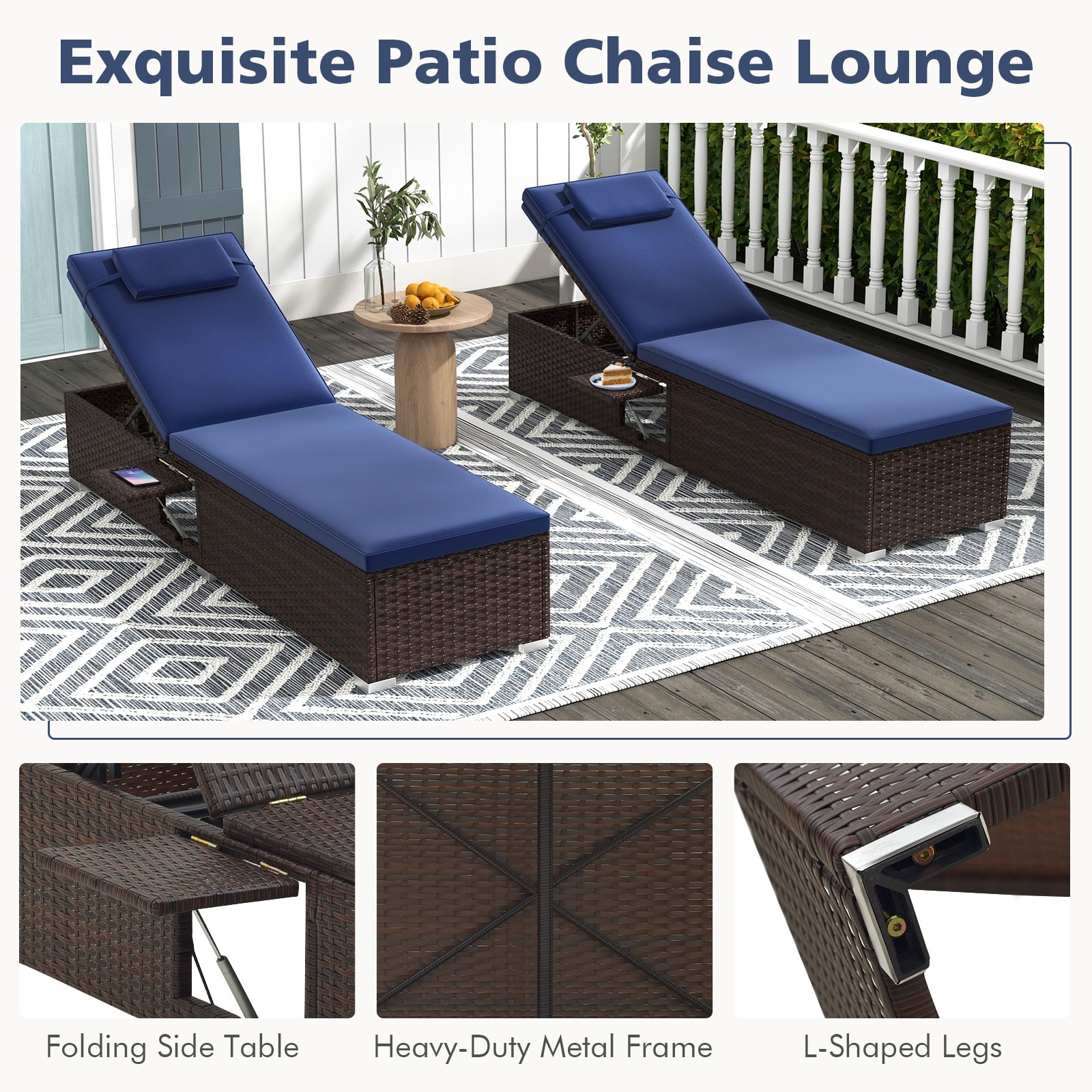 Forclover HBV-W72140NY Patio-Chairs - View #3