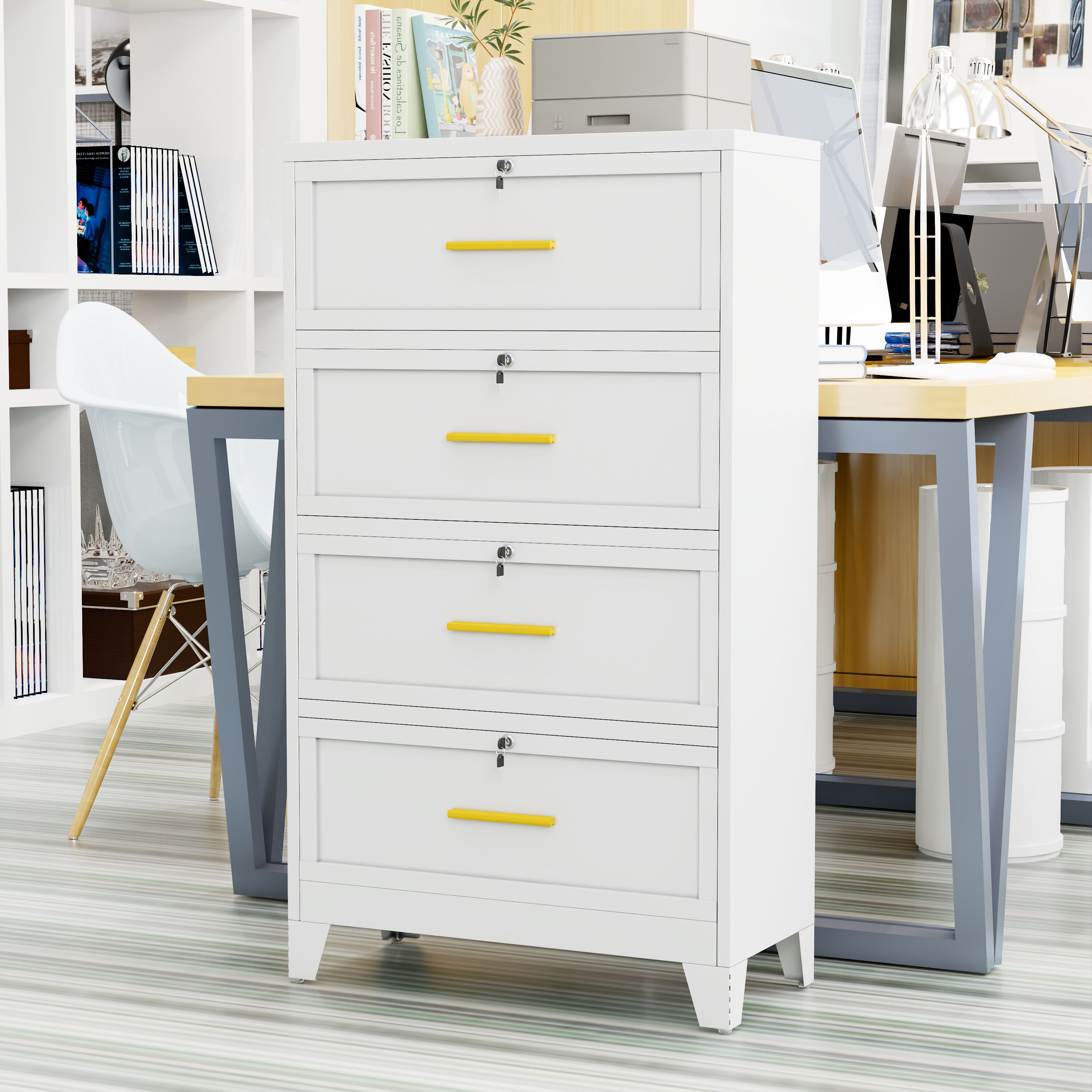 GAIOUS YSXR-K4-W Filing-Cabinets - View #5
