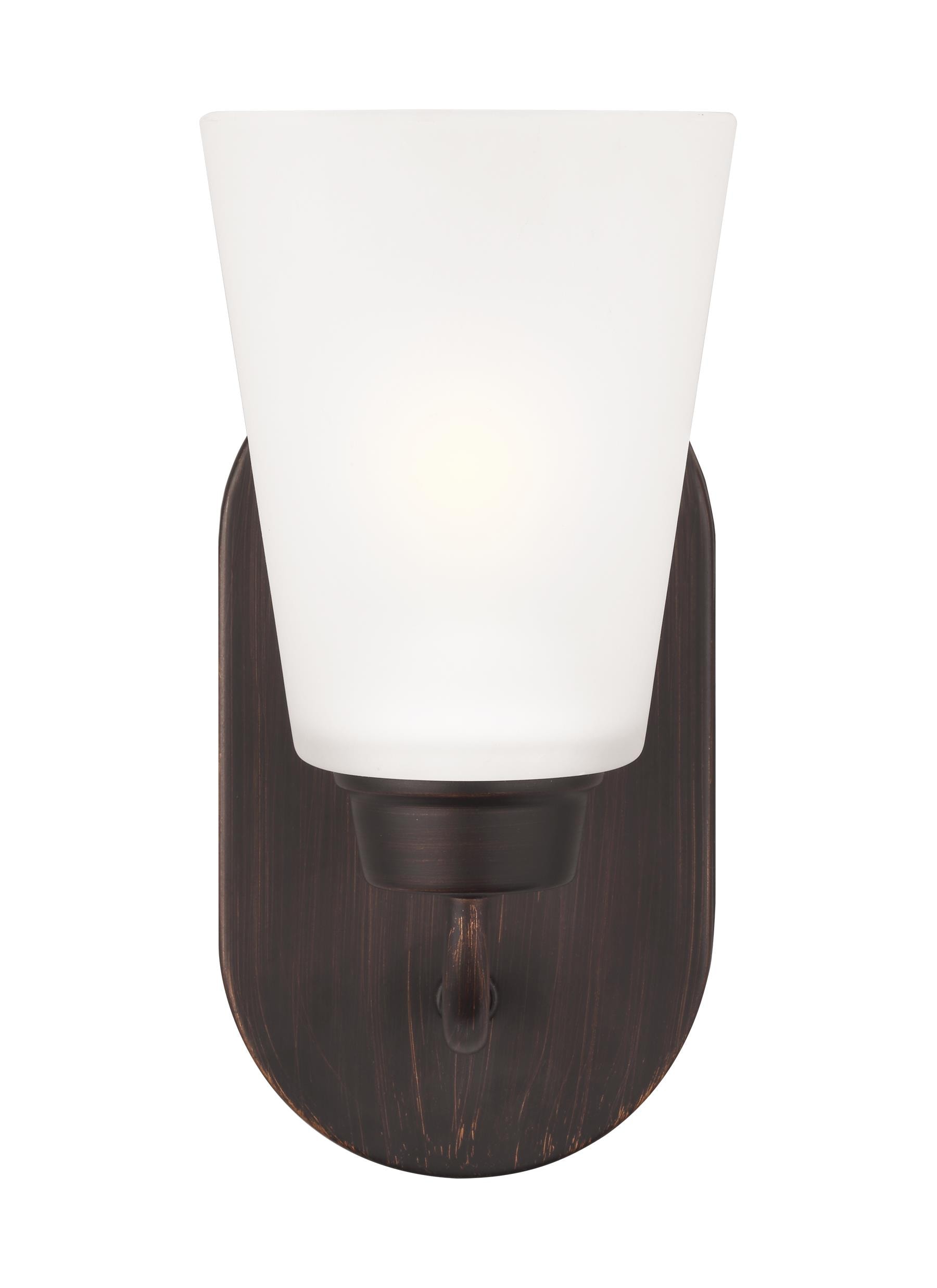 Generation Lighting 4115201EN3-710 Kerrville 4.625-in 1 -Light Bronze Transitional Vanity light