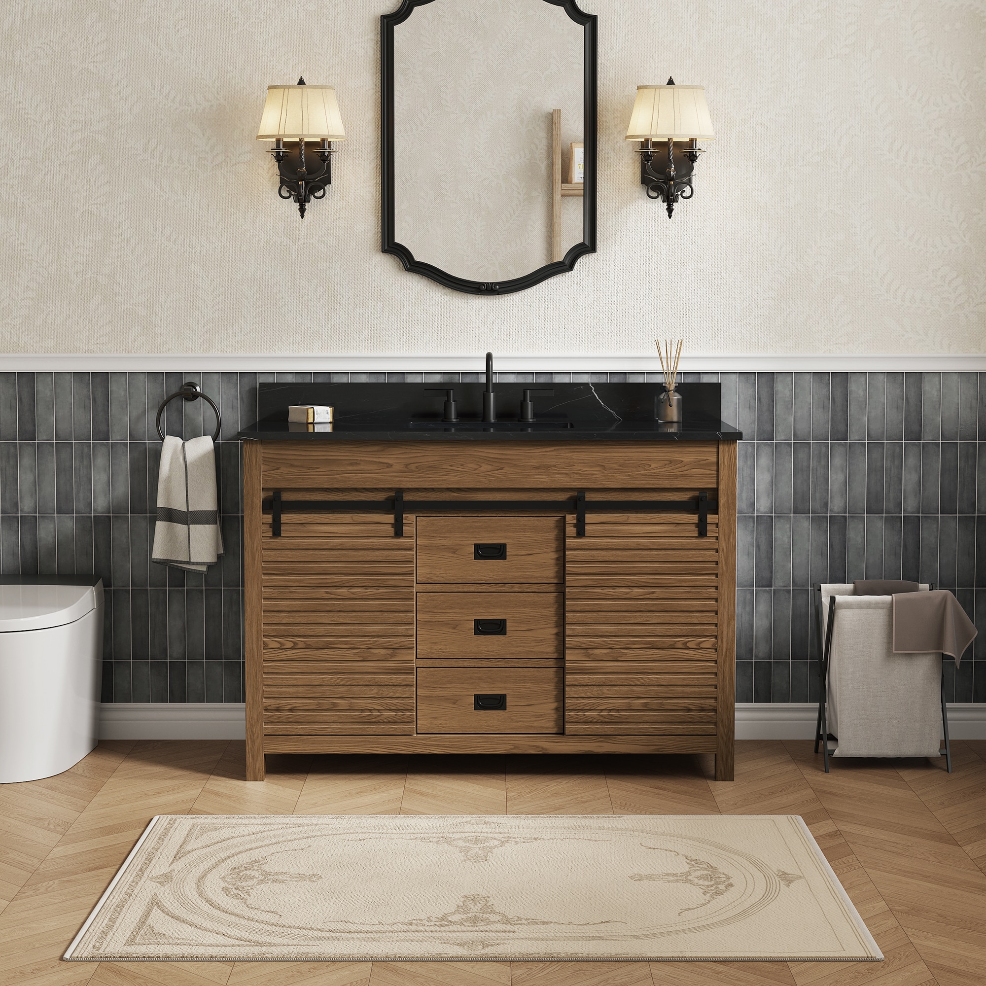 DELUXE LIVING V24027-48BA Bath-Vanity-Combo - View #9