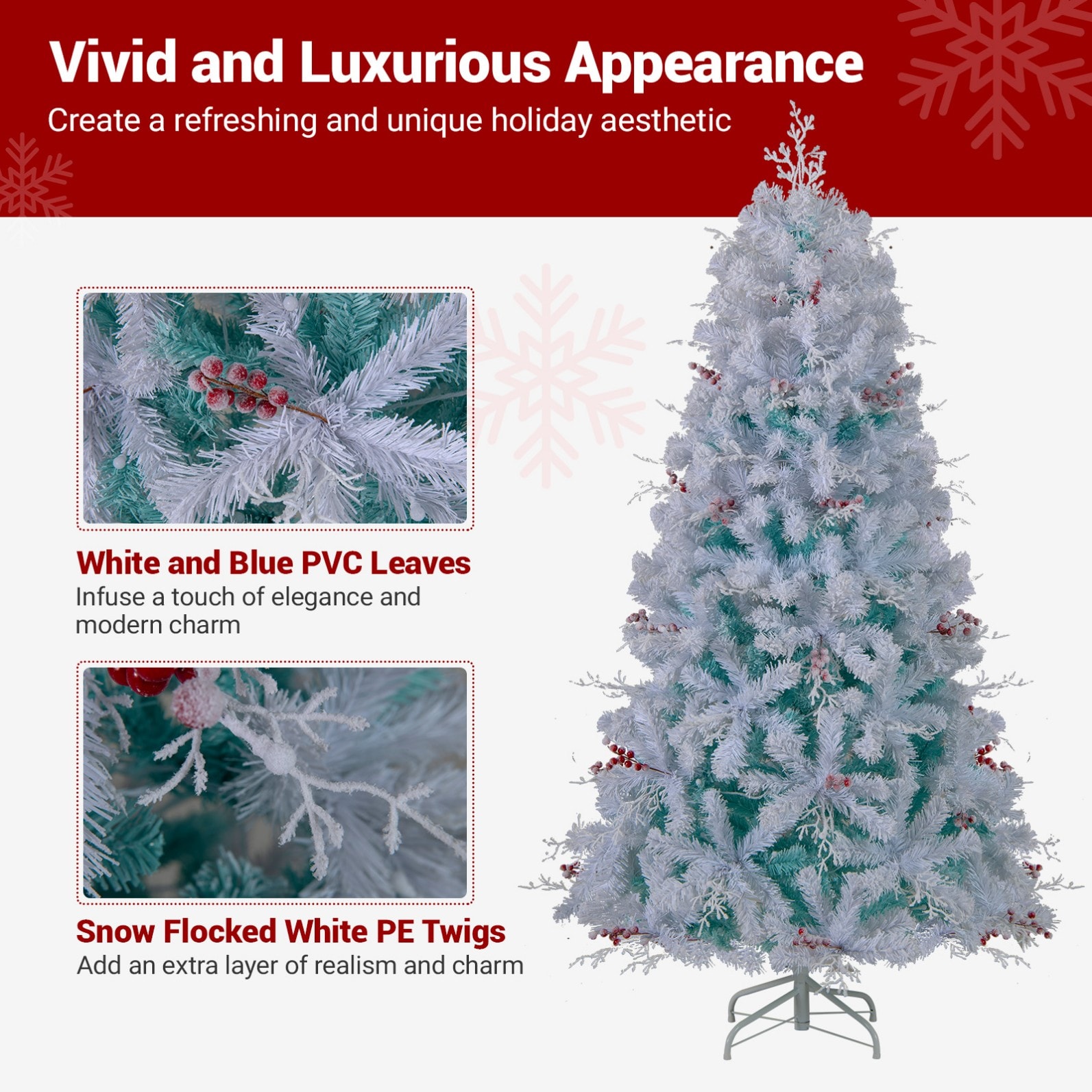 LIVIZA HYS25281USS Artificial-Christmas-Trees - View #4