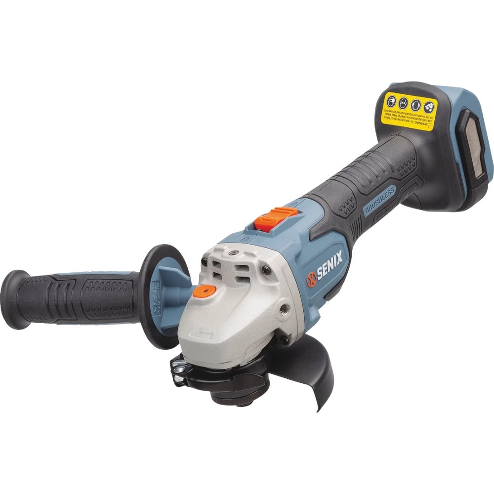 SENIX PAX2115-M2-0 X2 20 Volt Max Brushless 4-1/2 In. Cordless Angle Grinder (Tool Only)