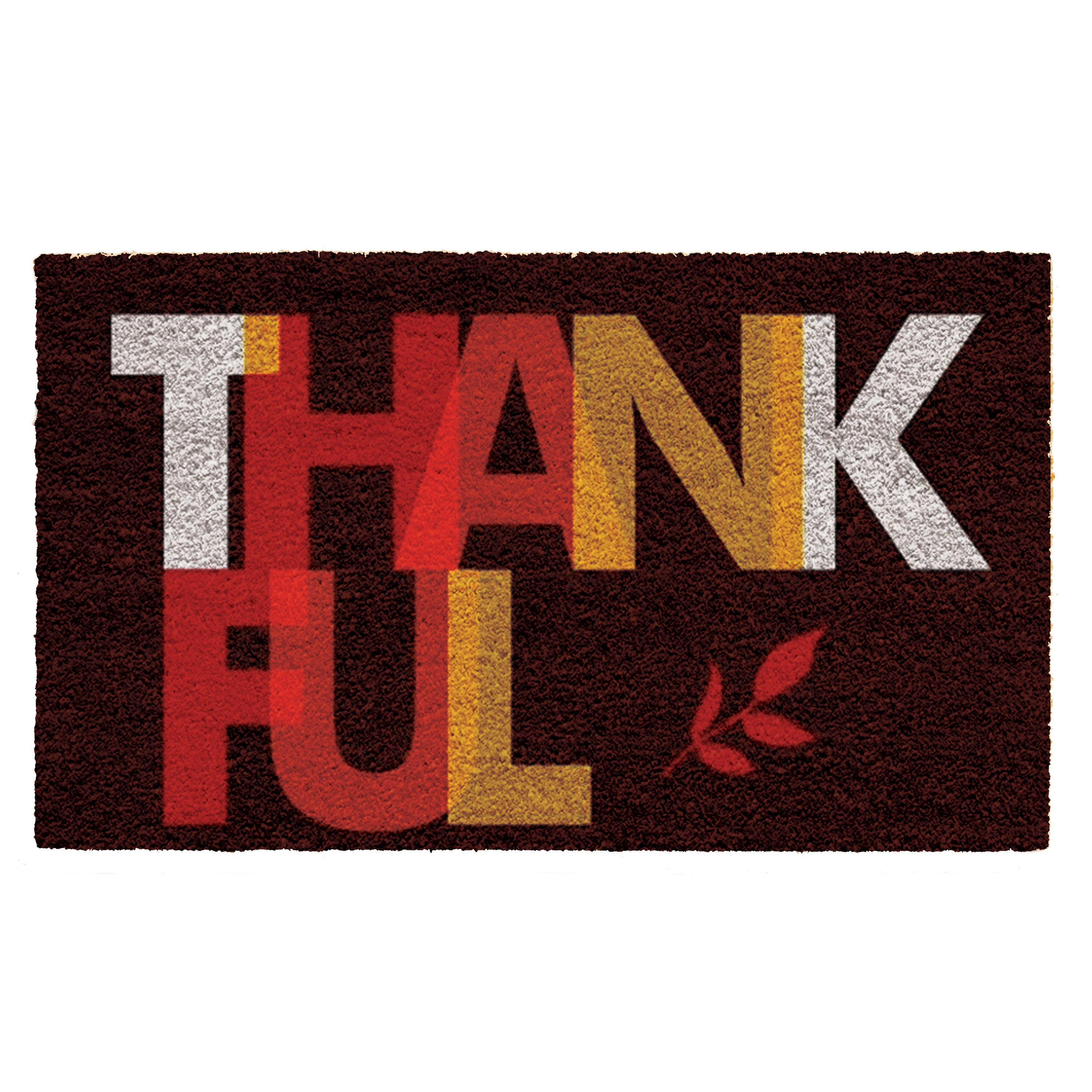 Callowaymills 102371729 1-ft x 2-ft Multi Coir/Vinyl Rectangular Indoor or outdoor Decorative Door mat