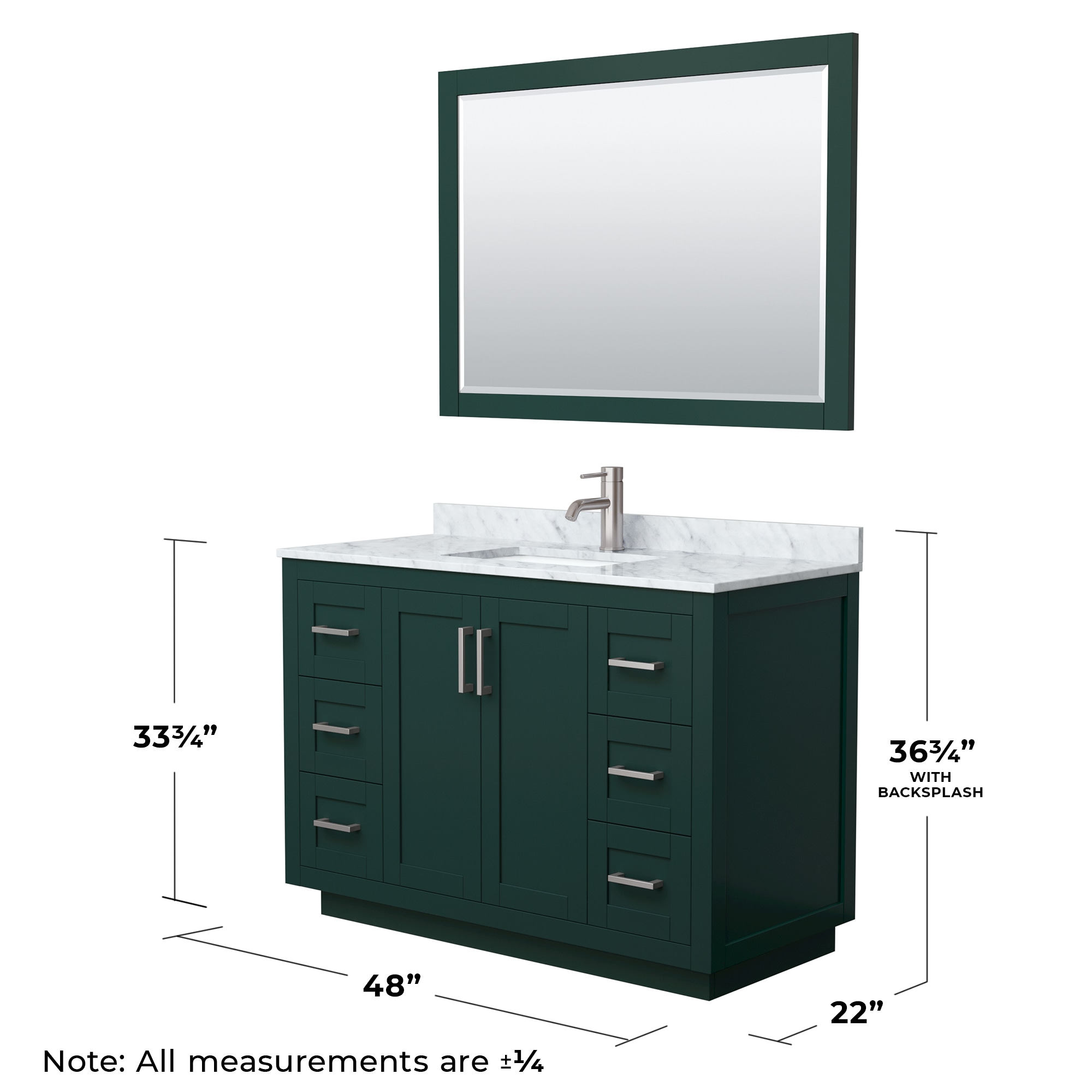 Wyndham Collection WCF292948SGECMUNSM46 Bath-Vanity-Combo - View #6