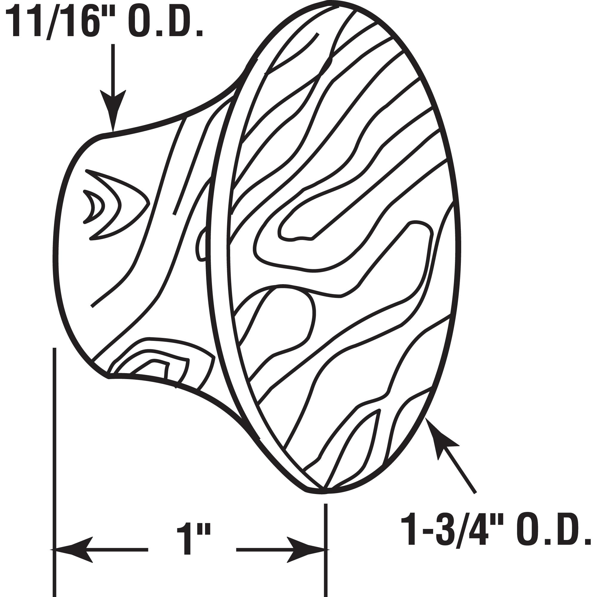 Prime-Line N 6756 Cabinet-Knobs - View #2