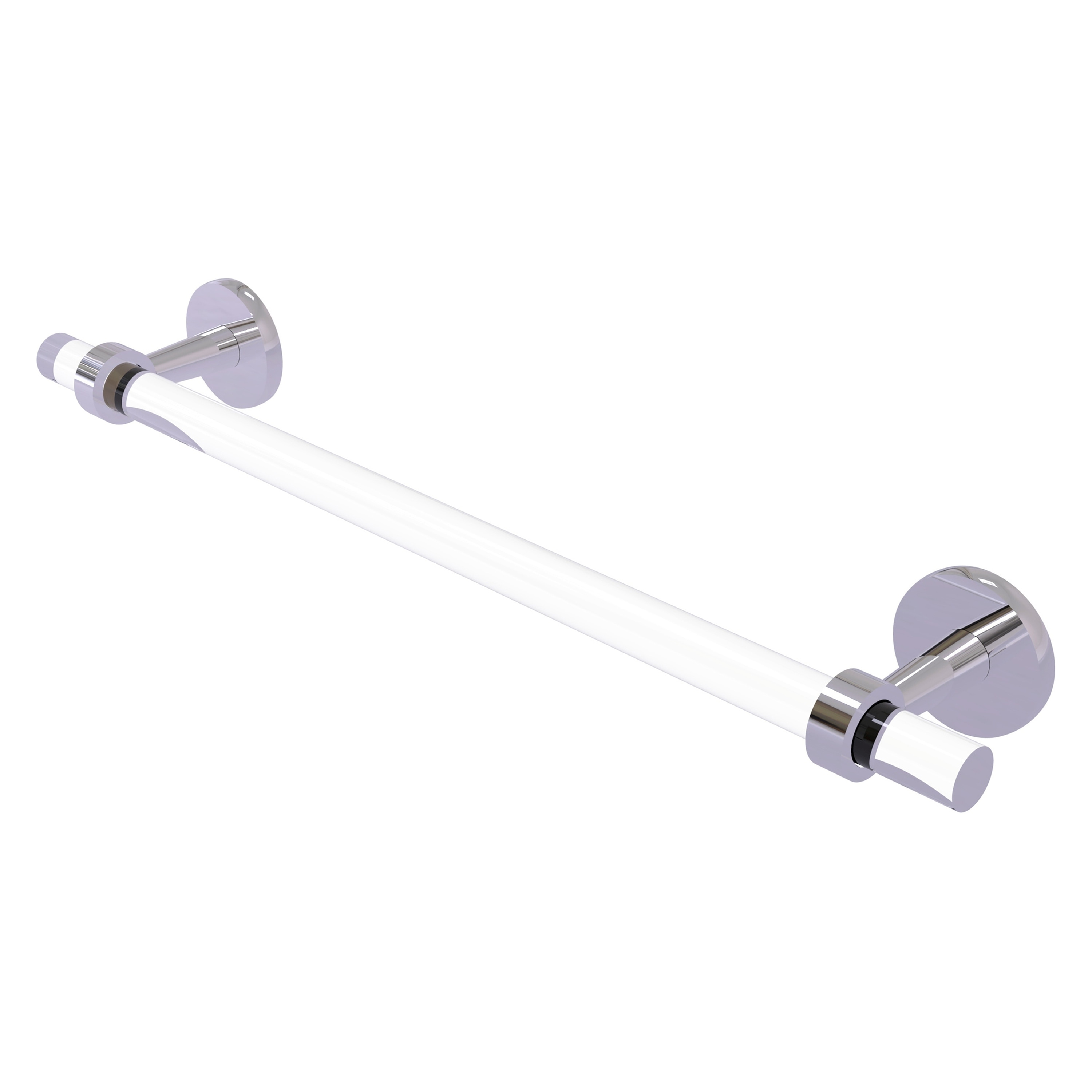 Allied Brass CV-41-30-PC Clearview 30-in Polished Chrome Wall mount Single Towel Bar