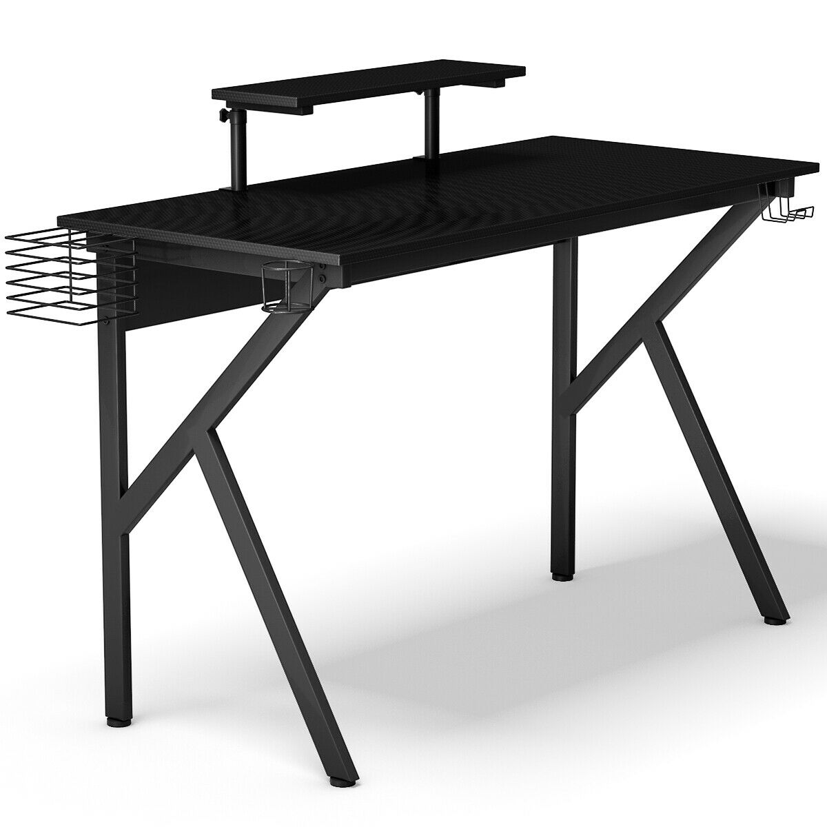 Goplus 29.5-in Black Modern/Contemporary Gaming Desk in the Desks  department at