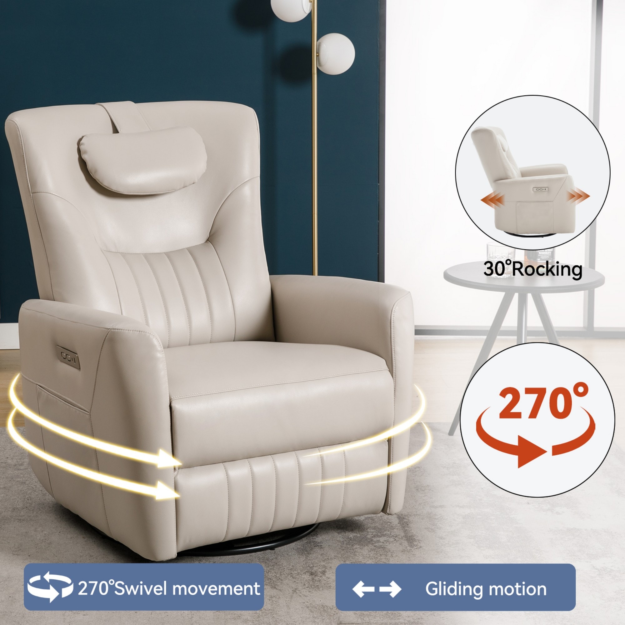 Boyel Living BL-CM808BE recliners - View #7