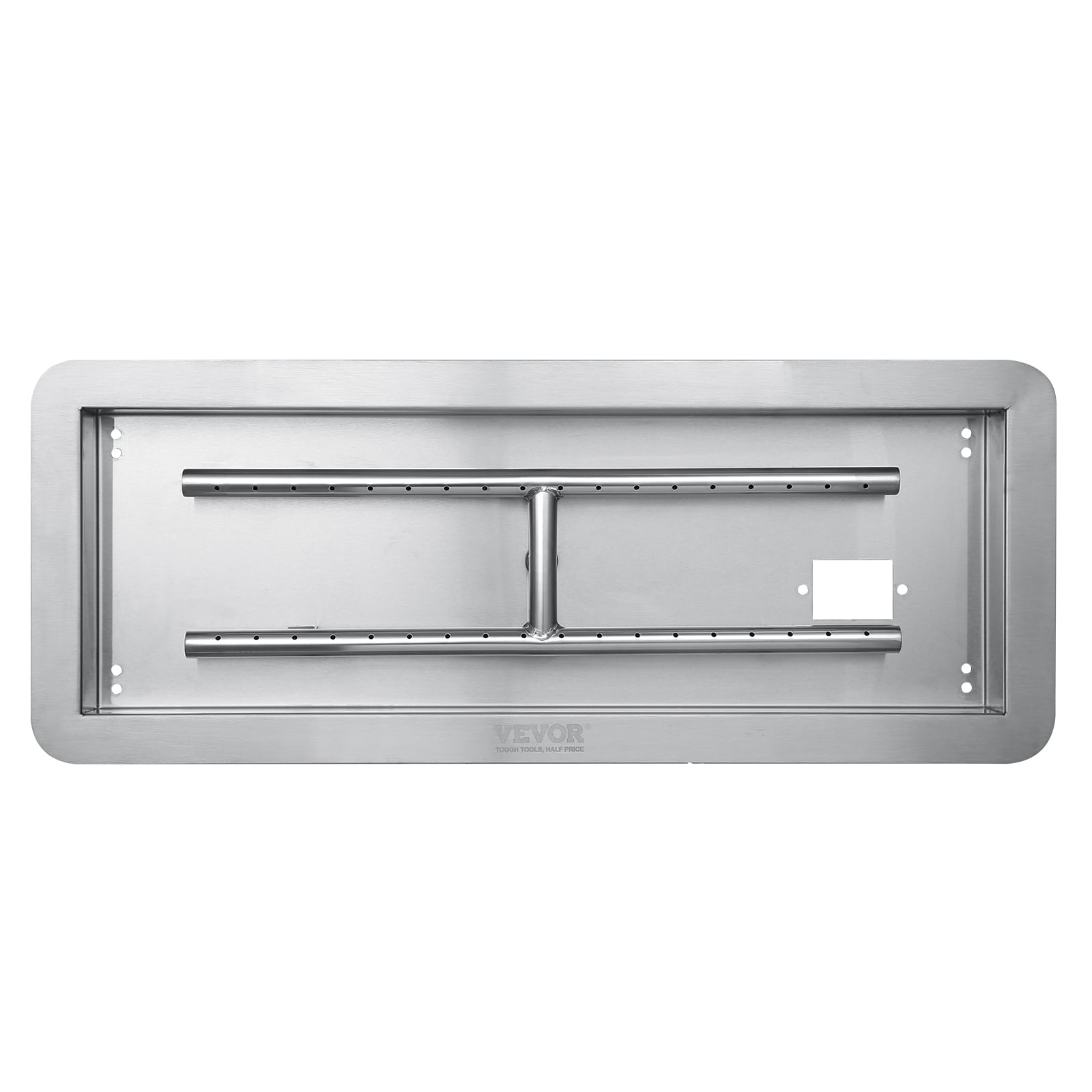 Stainless Steel 30'' Rectangular Drop-In Fire Pit Pan Kit
