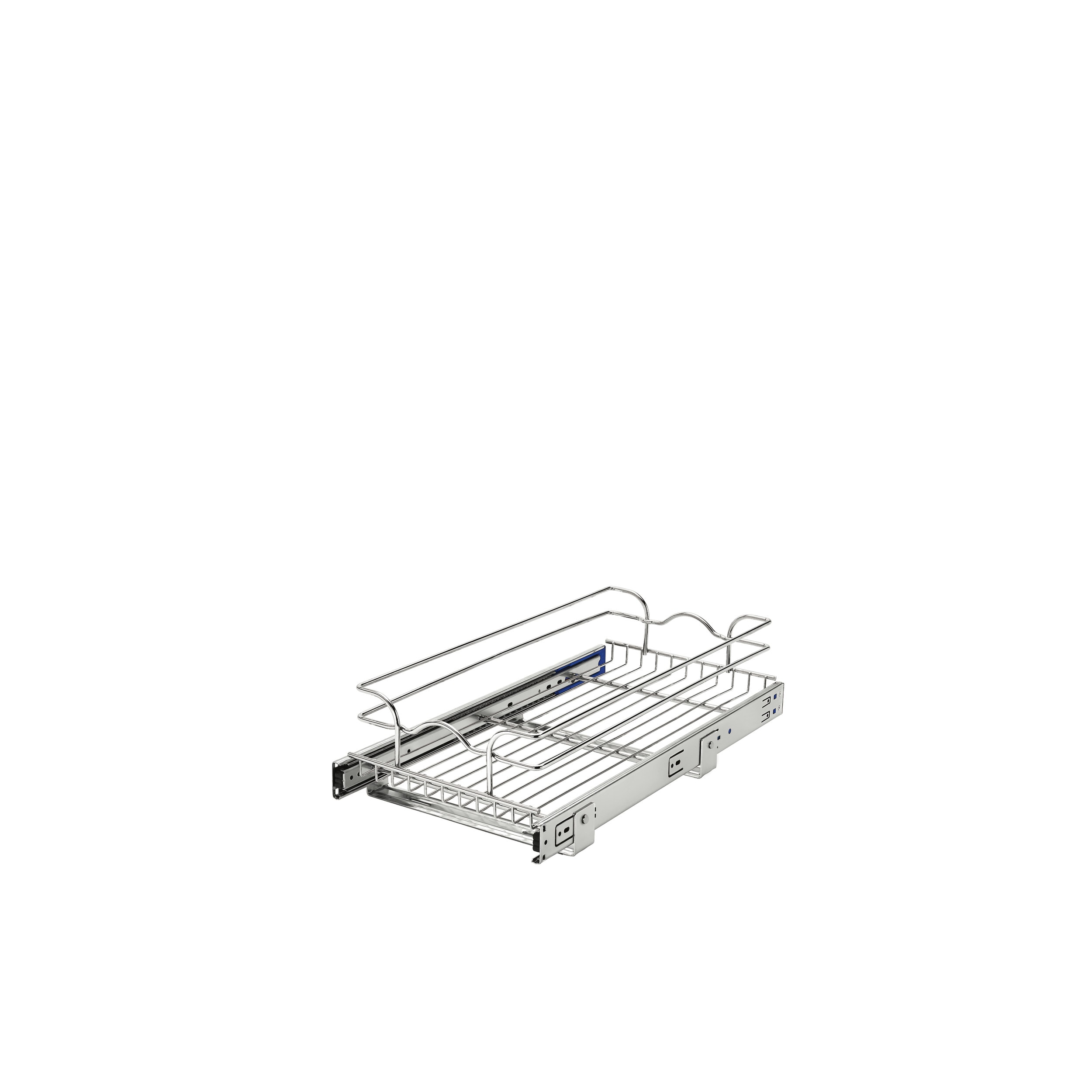 Rev-A-Shelf 11-3/8 Inch Width Single Kitchen Cabinet Pull-Out Wire