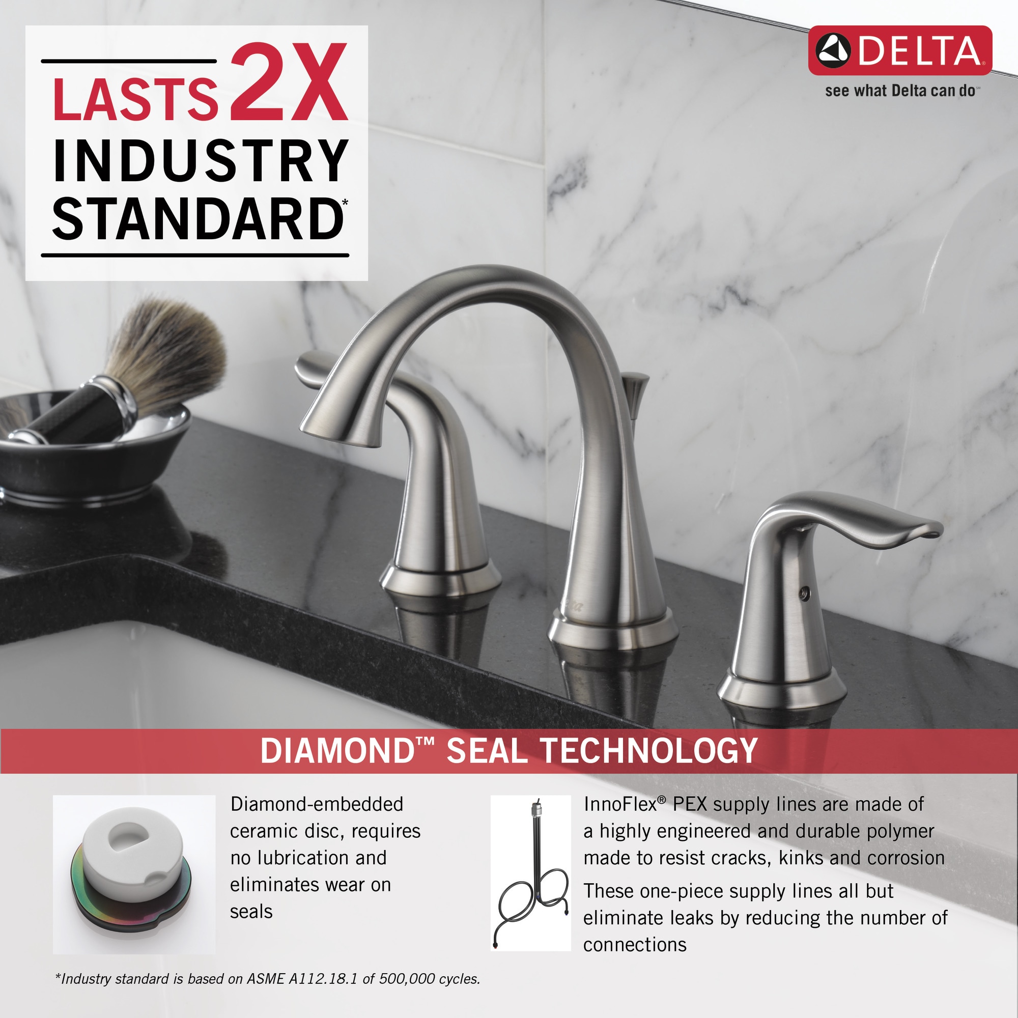 Delta 3538-SSMPU-DST Lavatory-Faucets - View #9