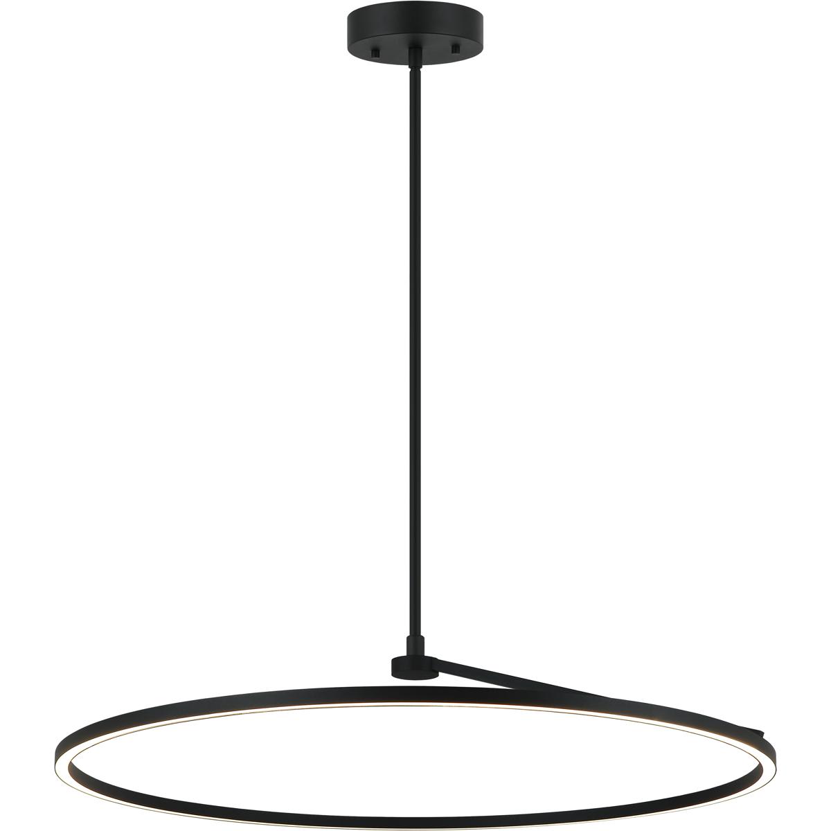 Matteo -  Lighting C36732MB The Trundle LED 315 inch Matte Black Pendant Ceiling Light