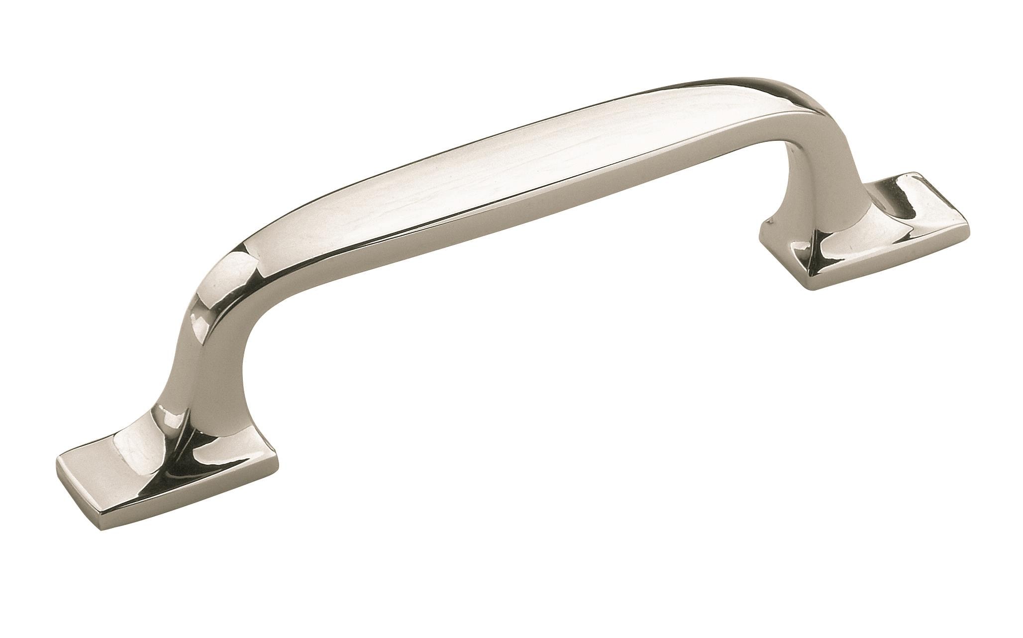 Polished Nickel 3" Cabinet Drawer Pull with Mounting Hardware