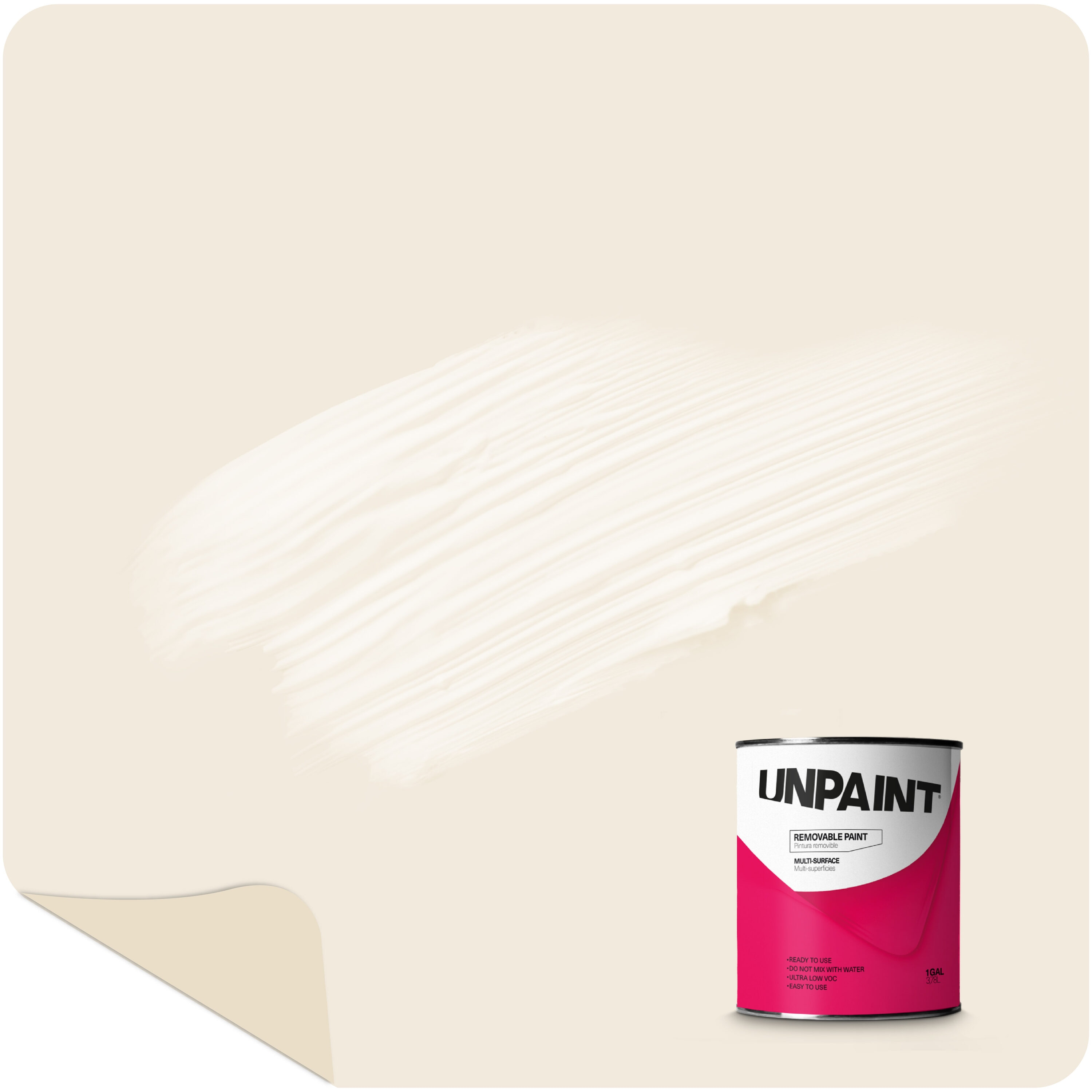 UNPAINT Water-based Interior Paint (1-quart and 1-gallon)