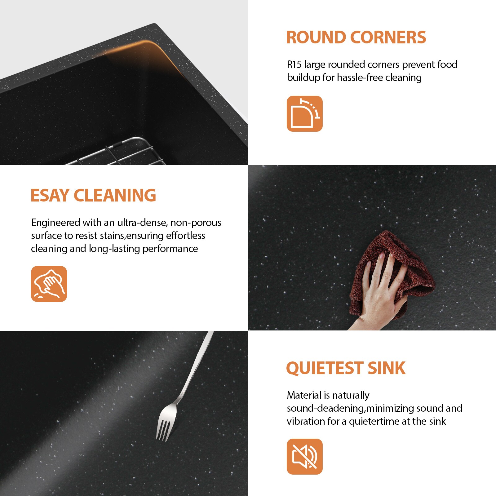 Lordear LD-SYSWHU18 Kitchen-Sinks - View #5