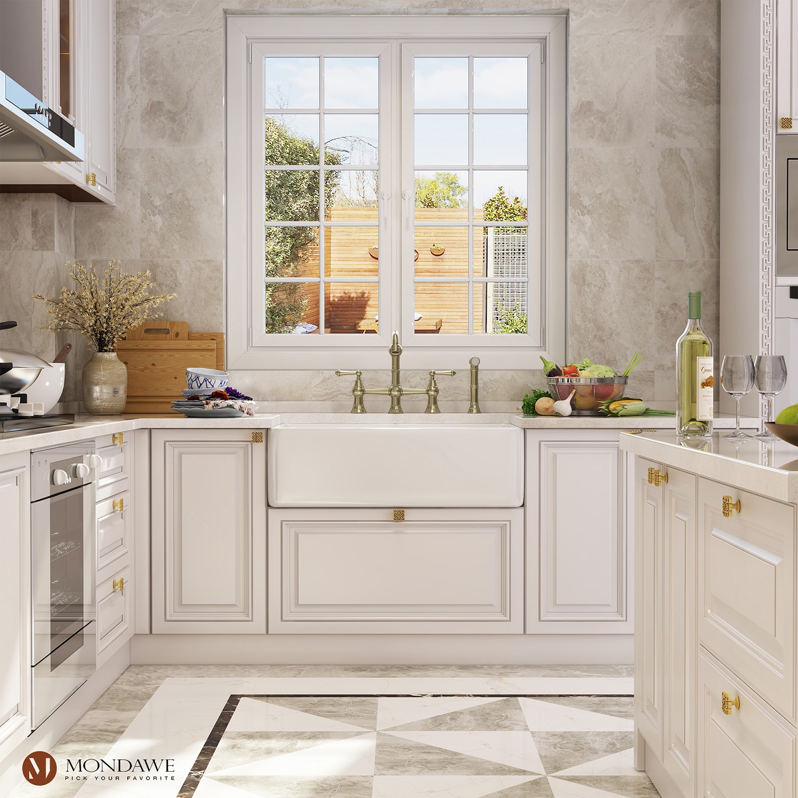 Mondawe MO1695DT-GD Kitchen-Faucets - View #4