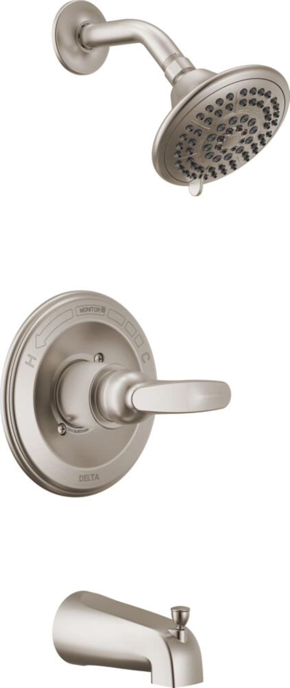 Delta Foundations Stainless 1-handle Multi-function 4.94-in Round ...
