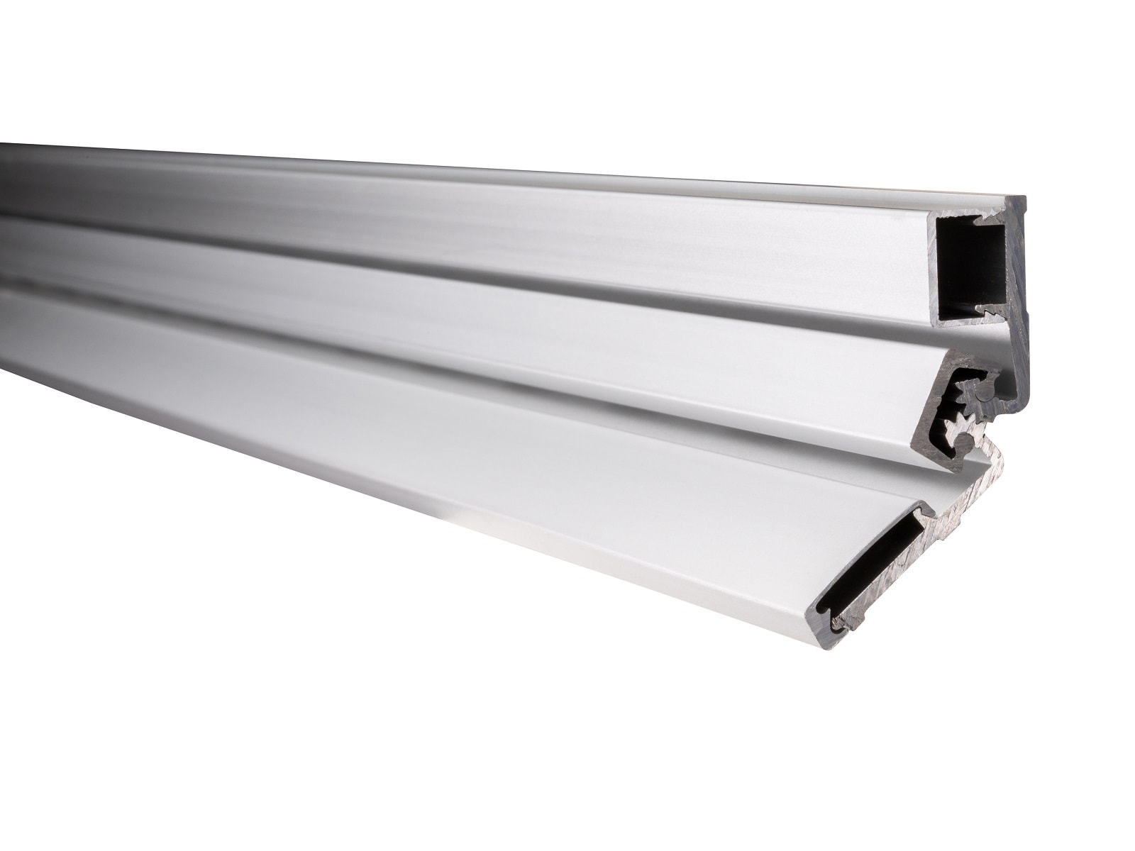 Global Door Controls THY-1195LFHD-AL 2-in H Square Aluminum Surface mount Interior/Exterior Door Hinge