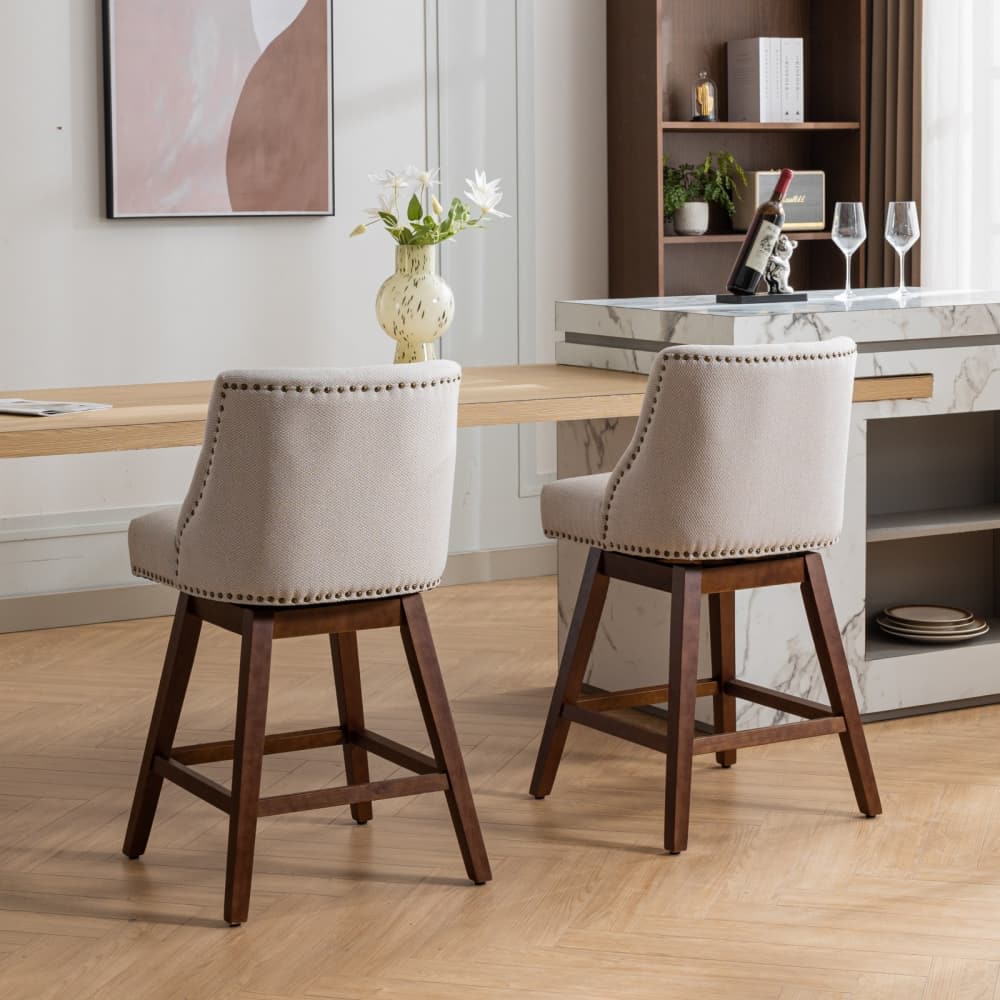 Maison Boucle PORTLAND-MB-BEIGE stools - View #5