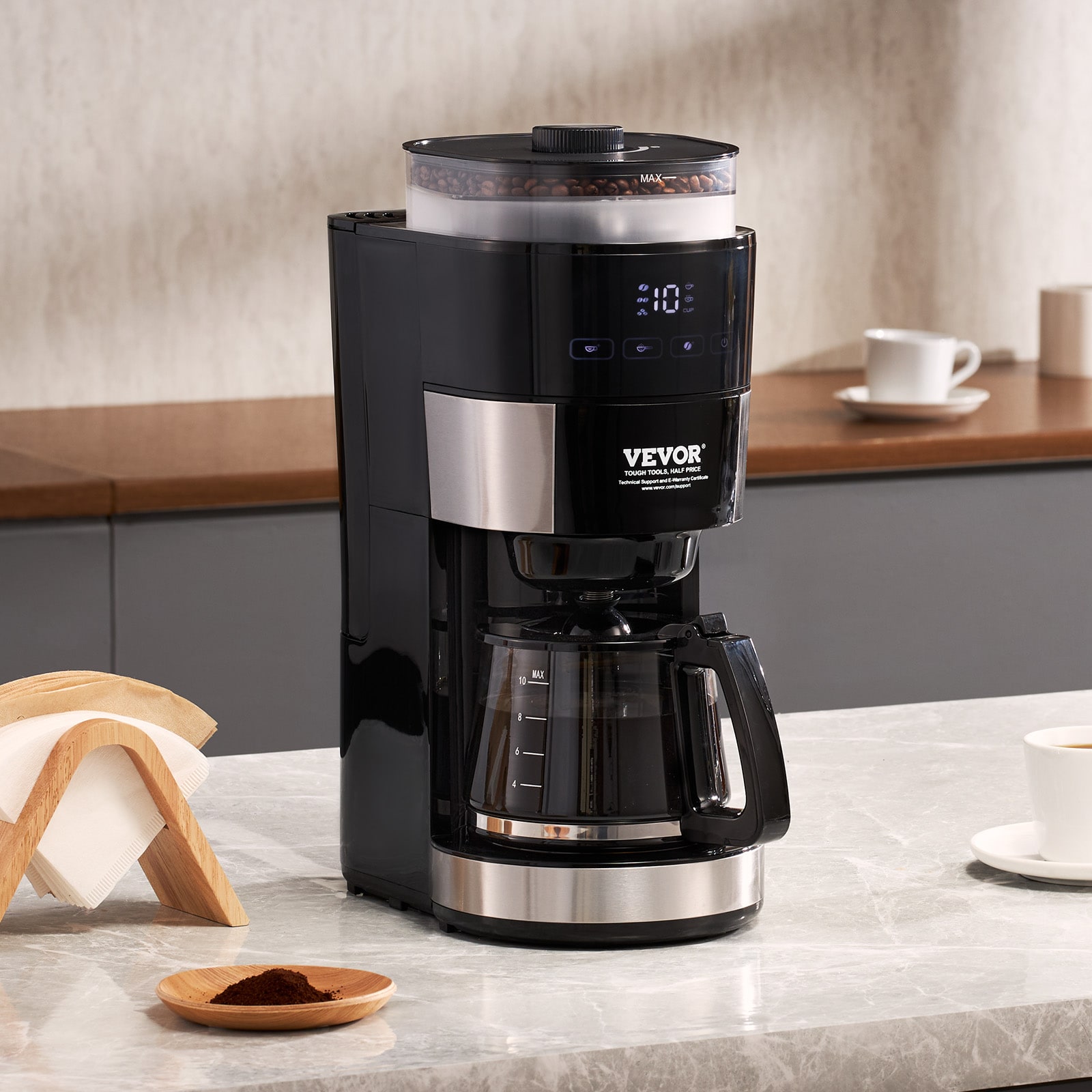 VEVOR ZCKYMCZKFJ10OPLE6V1 Coffee-Makers - View #2