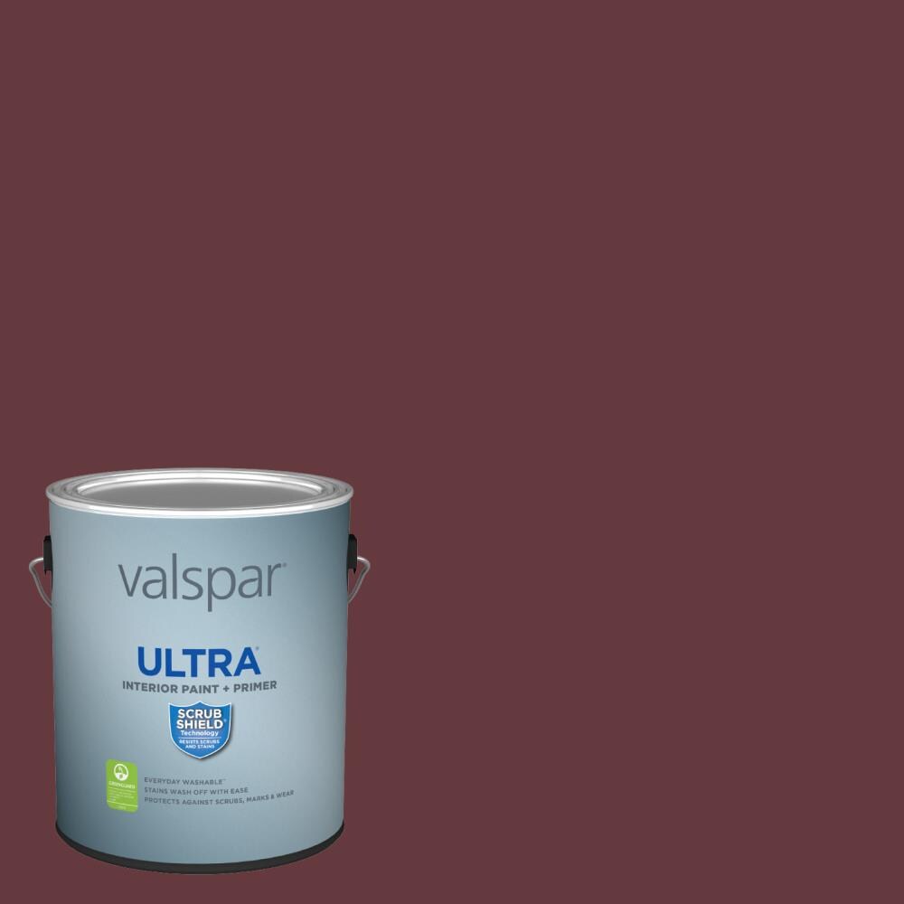 Valspar 1011-5-935299 Ultra Semi-gloss Royal Garnet 1011-5 Latex Interior Paint Paint + Primer ( 1-gallon )