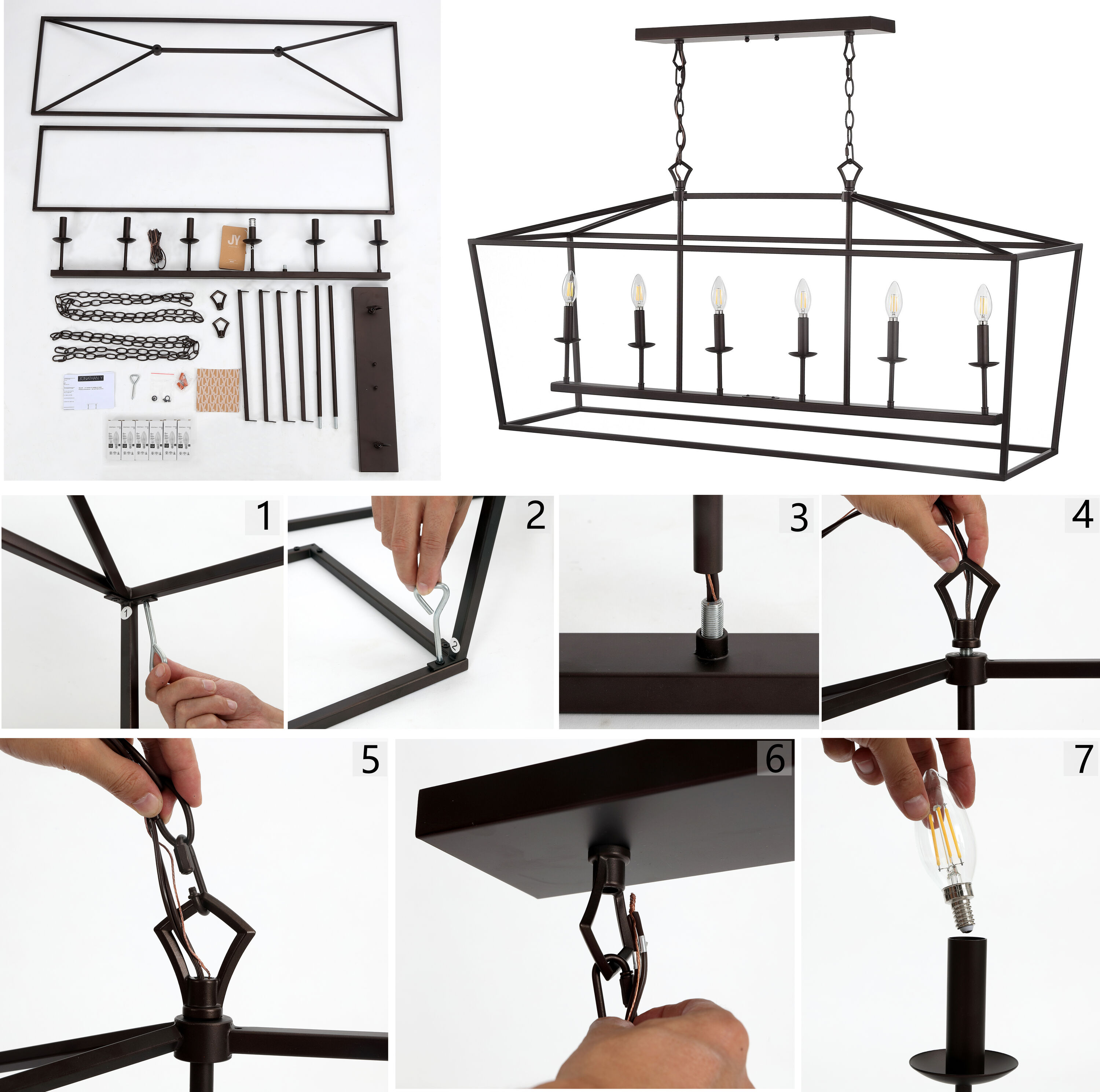 JONATHAN  Y JYL7439A Pendant-Lights - View #9