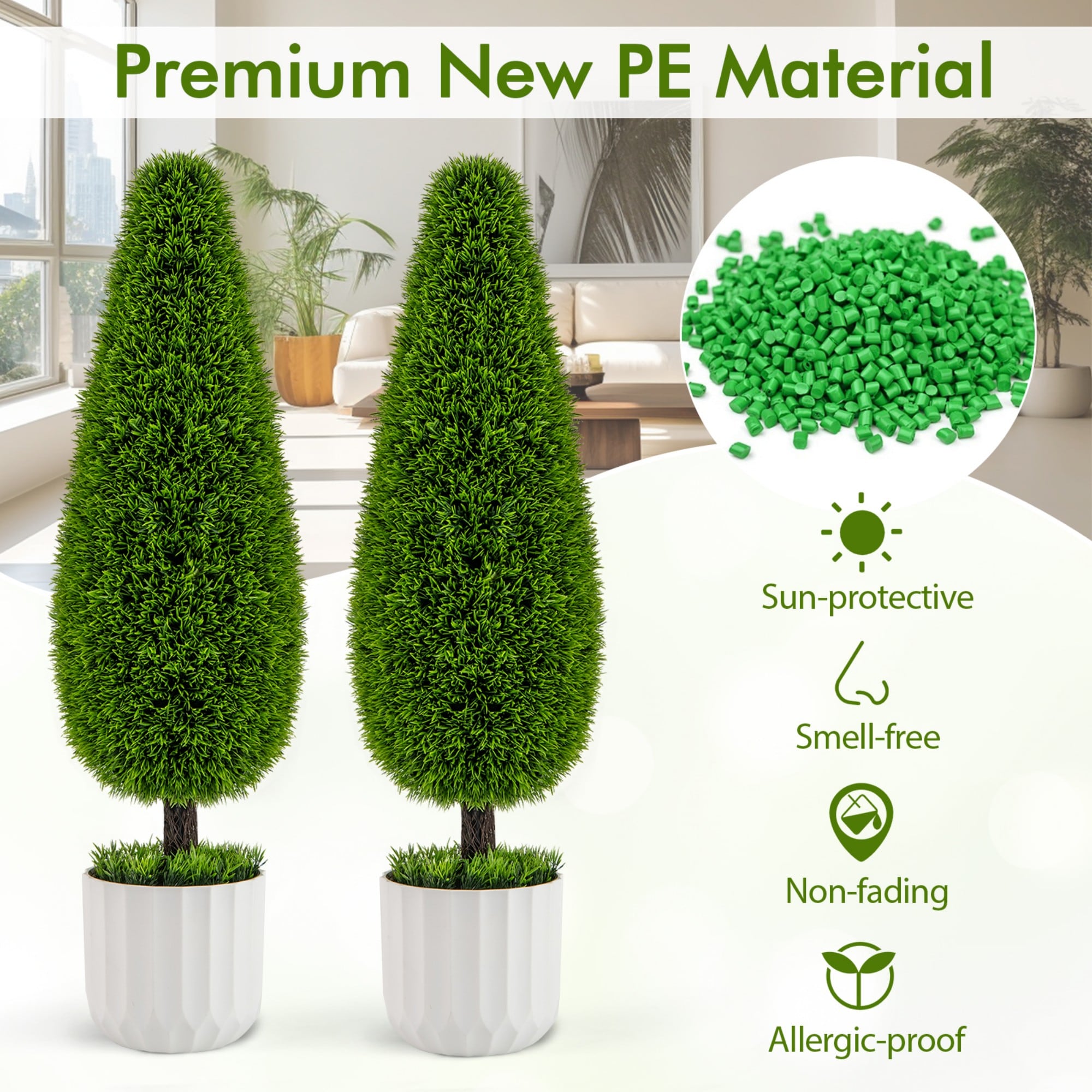 Poinic CWZH10295GN-2 Artificial-Plants-Trees - View #3