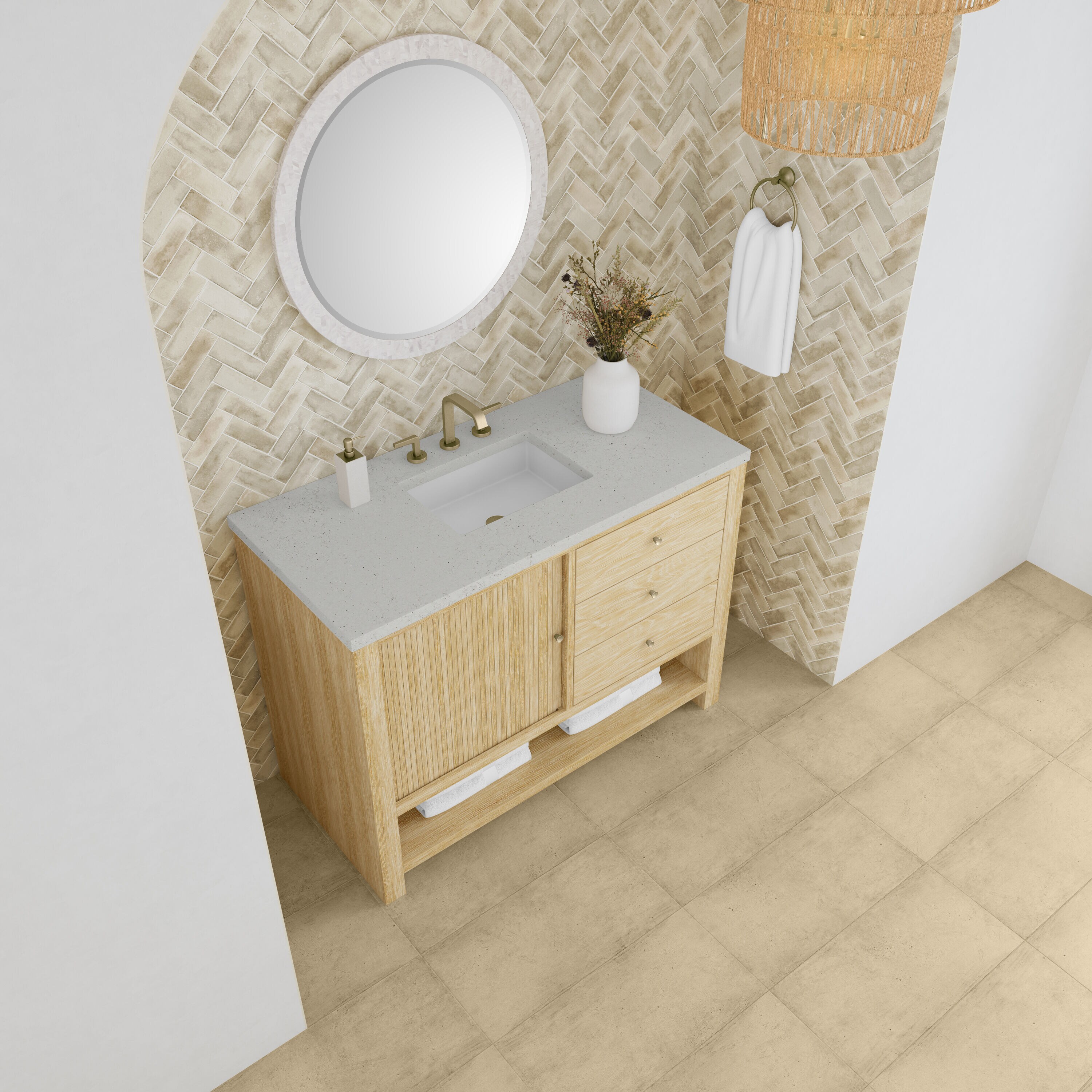 James Martin Vanities D404-V48-SWO-3LDL Bath-Vanity-Combo - View #5