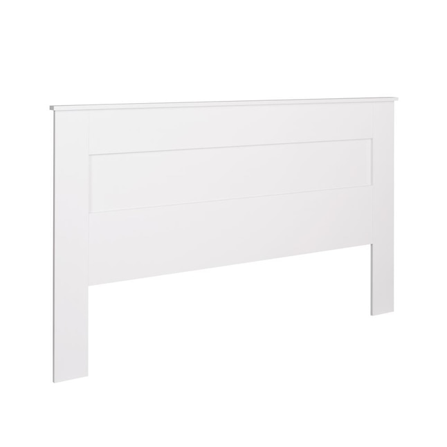 Prepac King Flat Panel Headboard White, White Wood Panel Headboard King