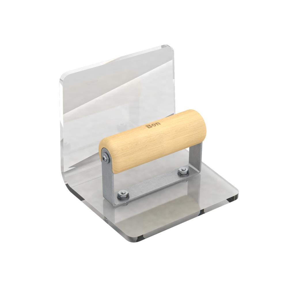 Bon Tool 12-695 6-Inches x 5-Inches Stainless steel Concrete Edger with 0.5-Inches Radius