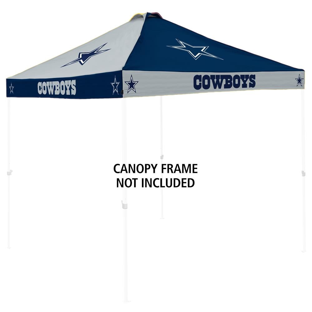 Logo Brands Dallas Cowboys Checkerboard Canopy Top Team Color Canopy  Replacement Top at