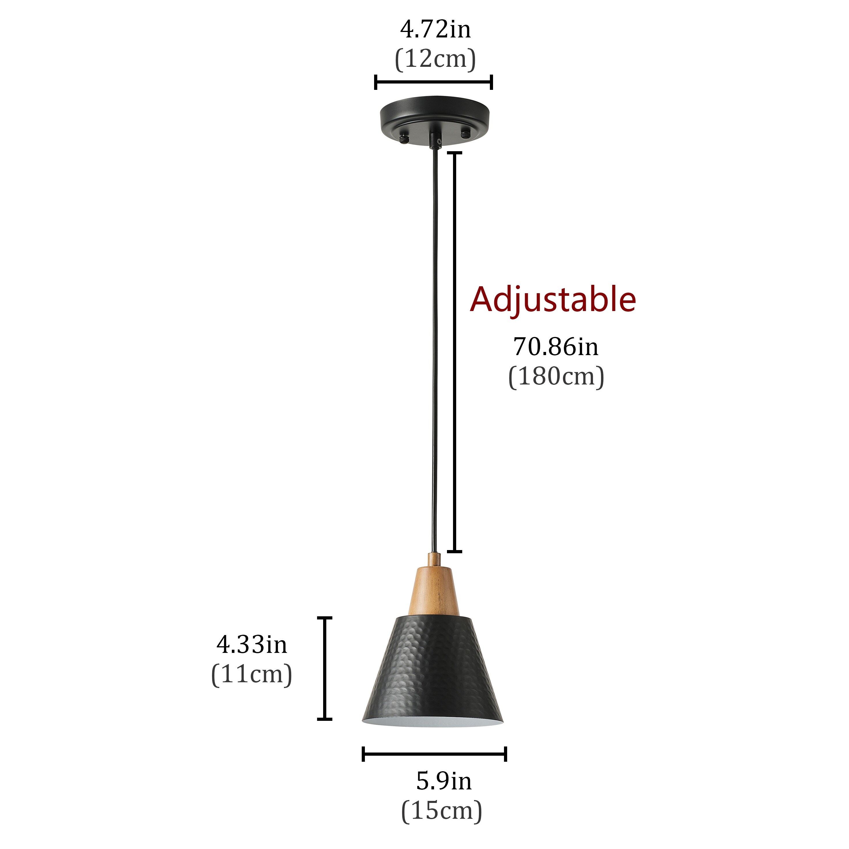 Aiwen JE-P6468BK Pendant-Lights - View #9