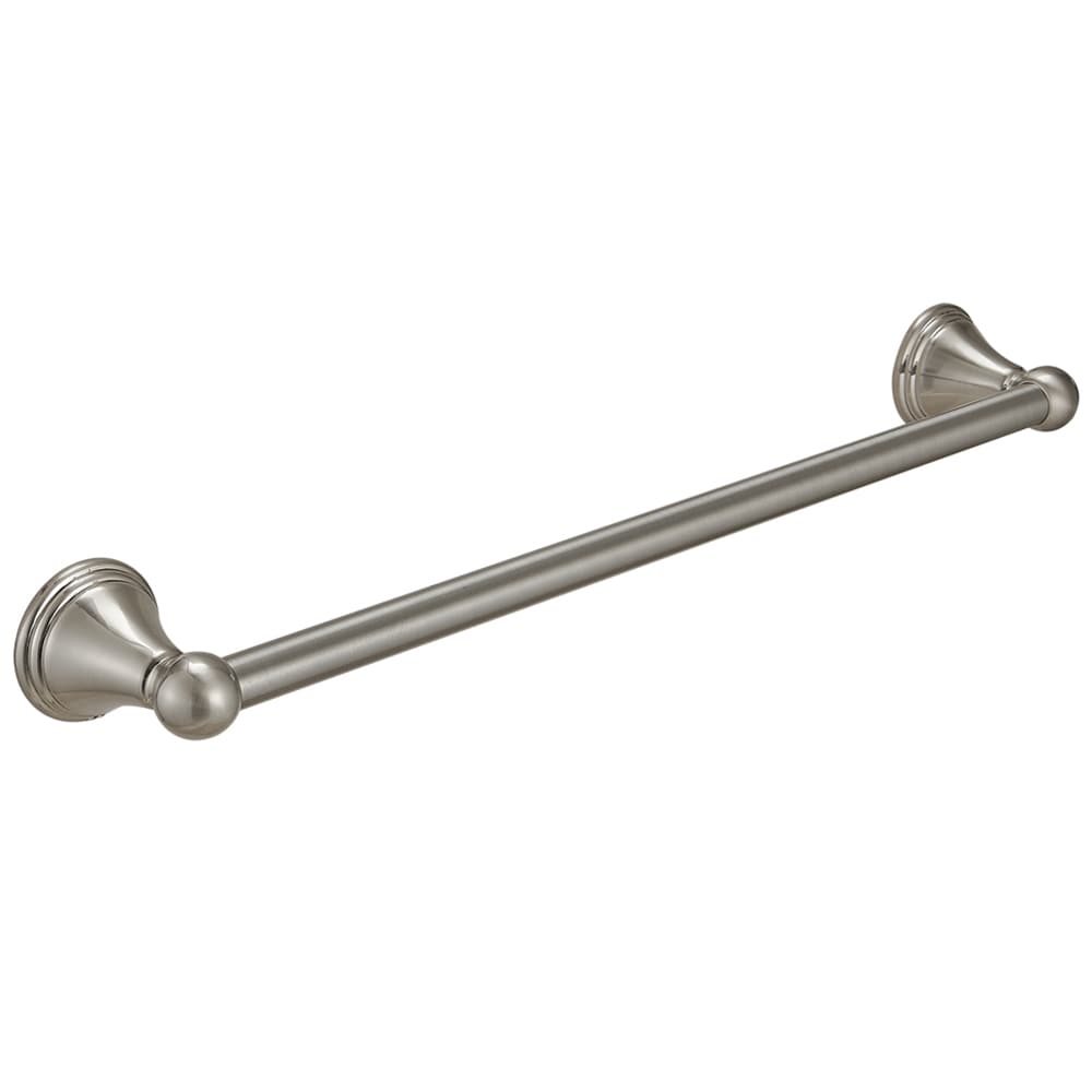 BWE 18 in Brushed Nickel Wall Mount Single Towel Bar in the Towel Bars department at Lowes