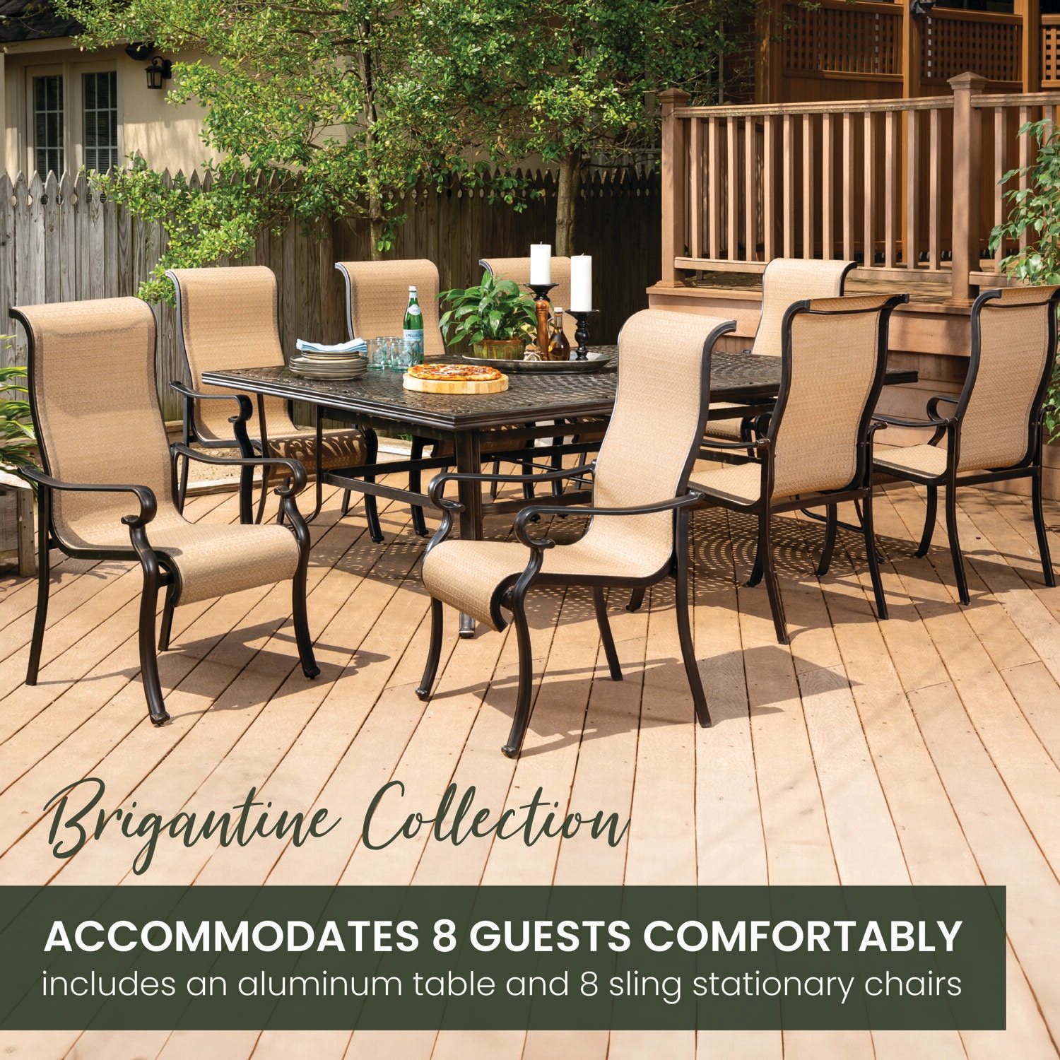 Hanover BRIGDN9PC Patio-Dining-Sets - View #4