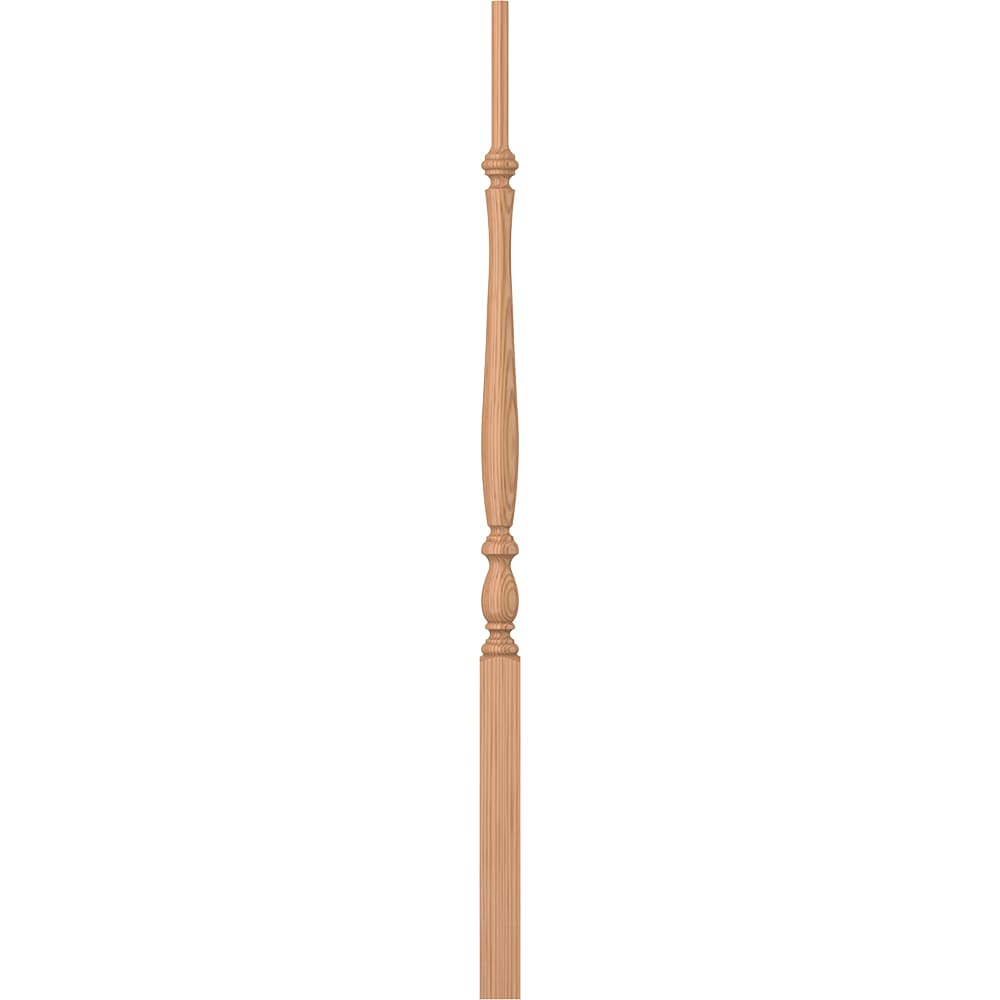 L.J. Smith Stair Systems LJP-2915-AL 42 42-in x 1.75-in Unfinished Alder Pin Top Stair Baluster