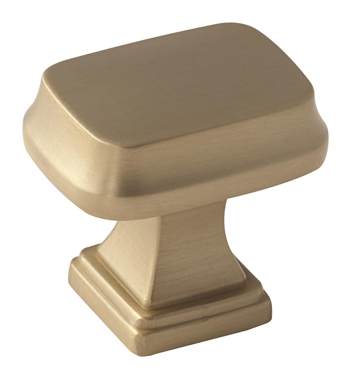 Amerock BP55340BBZ Revitalize 1-1/4-in Golden Champagne Rectangular Traditional Cabinet Knob