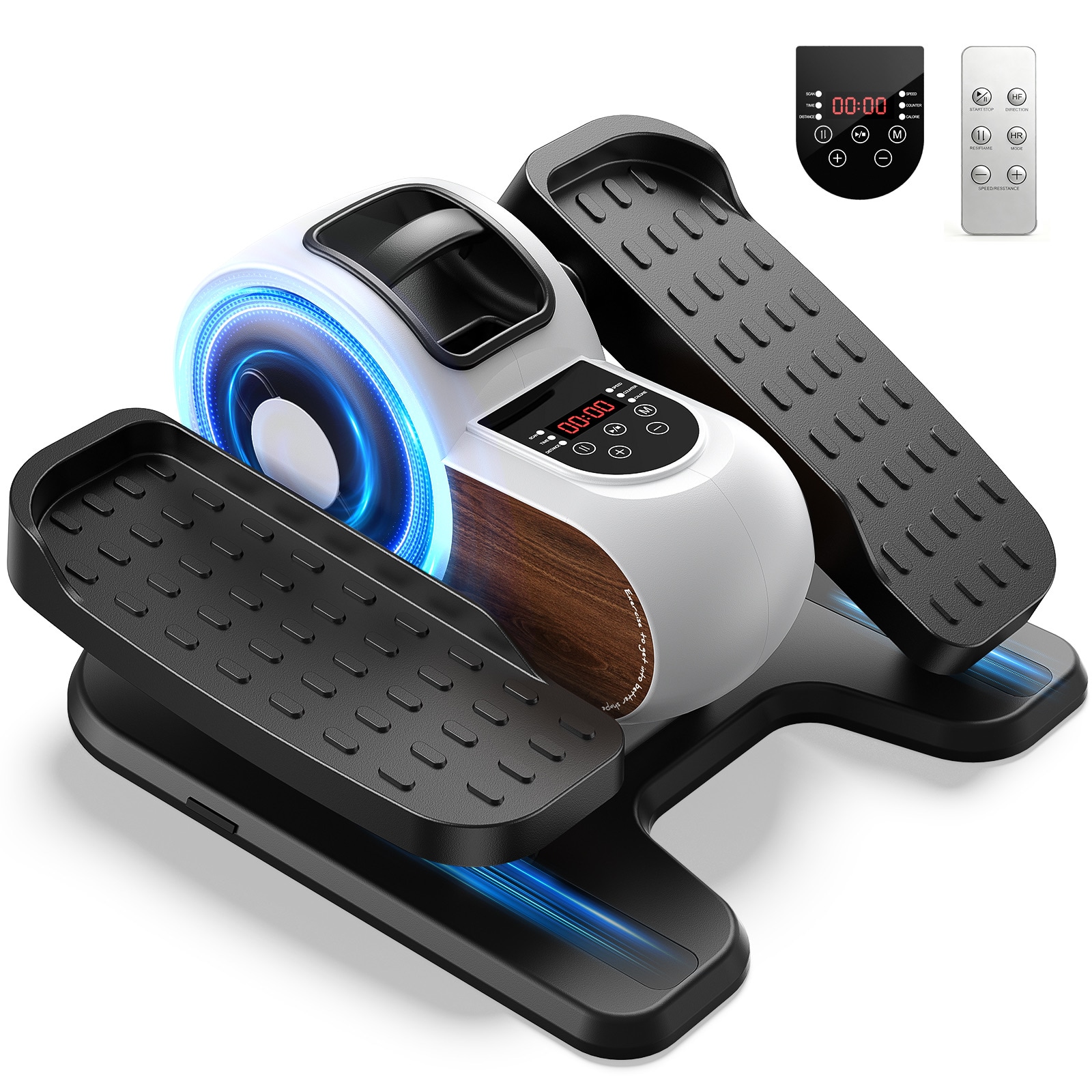 FED Fitness - Under Desk Electric Elliptical Machine 10 Adjustable Speed Resistance Quiet Portabl...