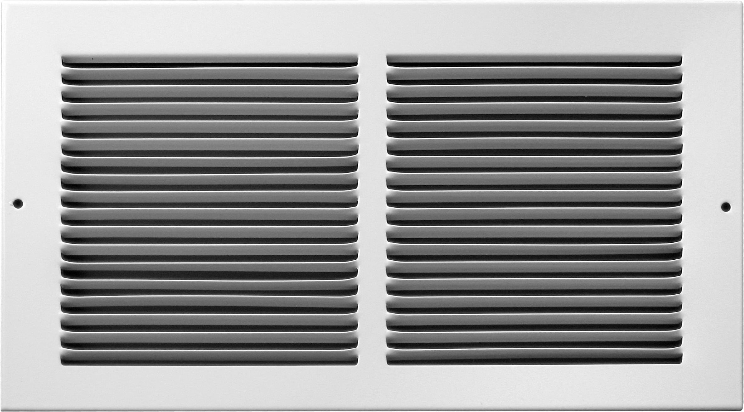 Accord Ventilation 1951208WH 12-in x 8-in Steel White Sidewall/Ceiling Grille