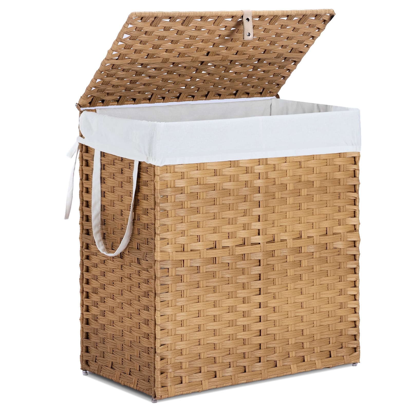 Kahomvis MOCE-QPS4-913 110-Liter Yellow Polyester Laundry Basket