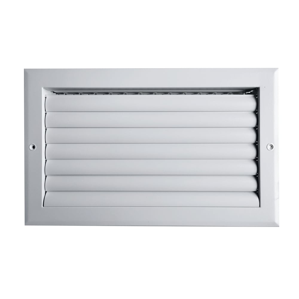 RELIABILT 6311408WH 14-in x 8-in Adjustable Aluminum White Sidewall/Ceiling Register
