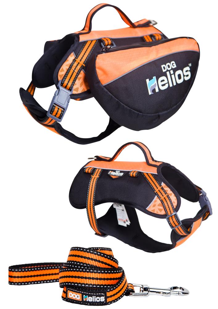 Dog Helios Reflective Orange Dog Harness, Medium in the Pet Collars ...