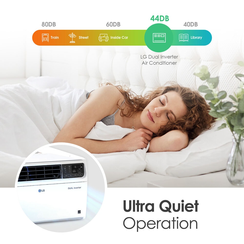 LG 250sq ft Window Air Conditioner with Remote (230Volt, 6000BTU