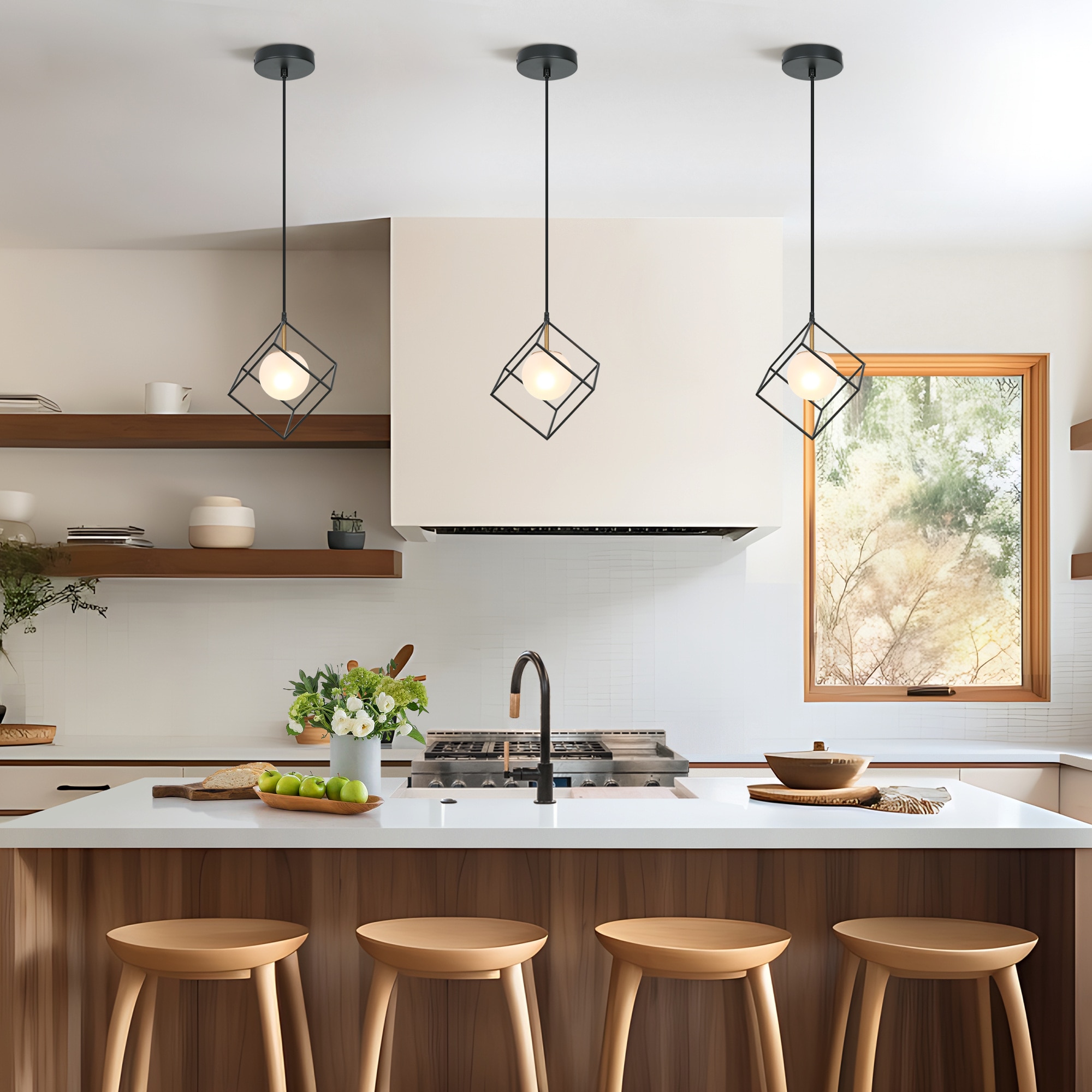 ZEVNI L3J26BABW885PS88 Pendant-Lights - View #2